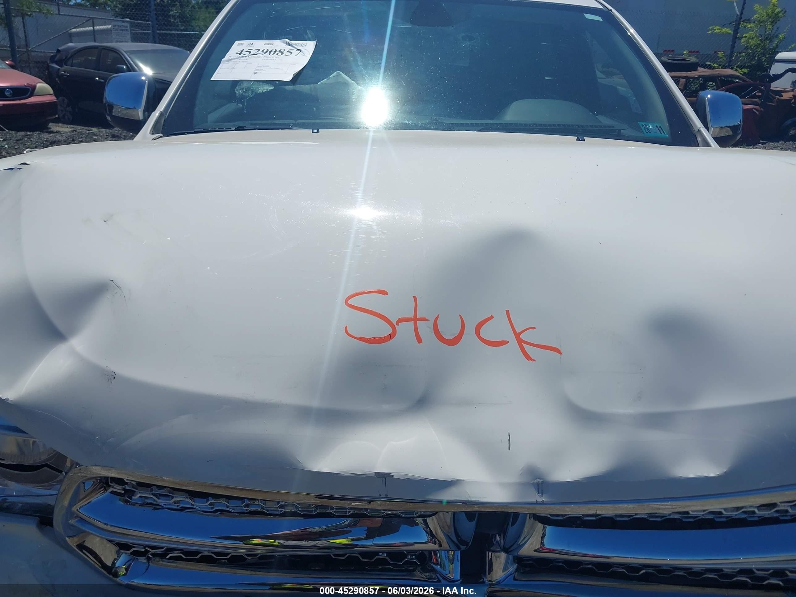 2012 Dodge Durango Citadel White vin: 1C4SDJET8CC130844
