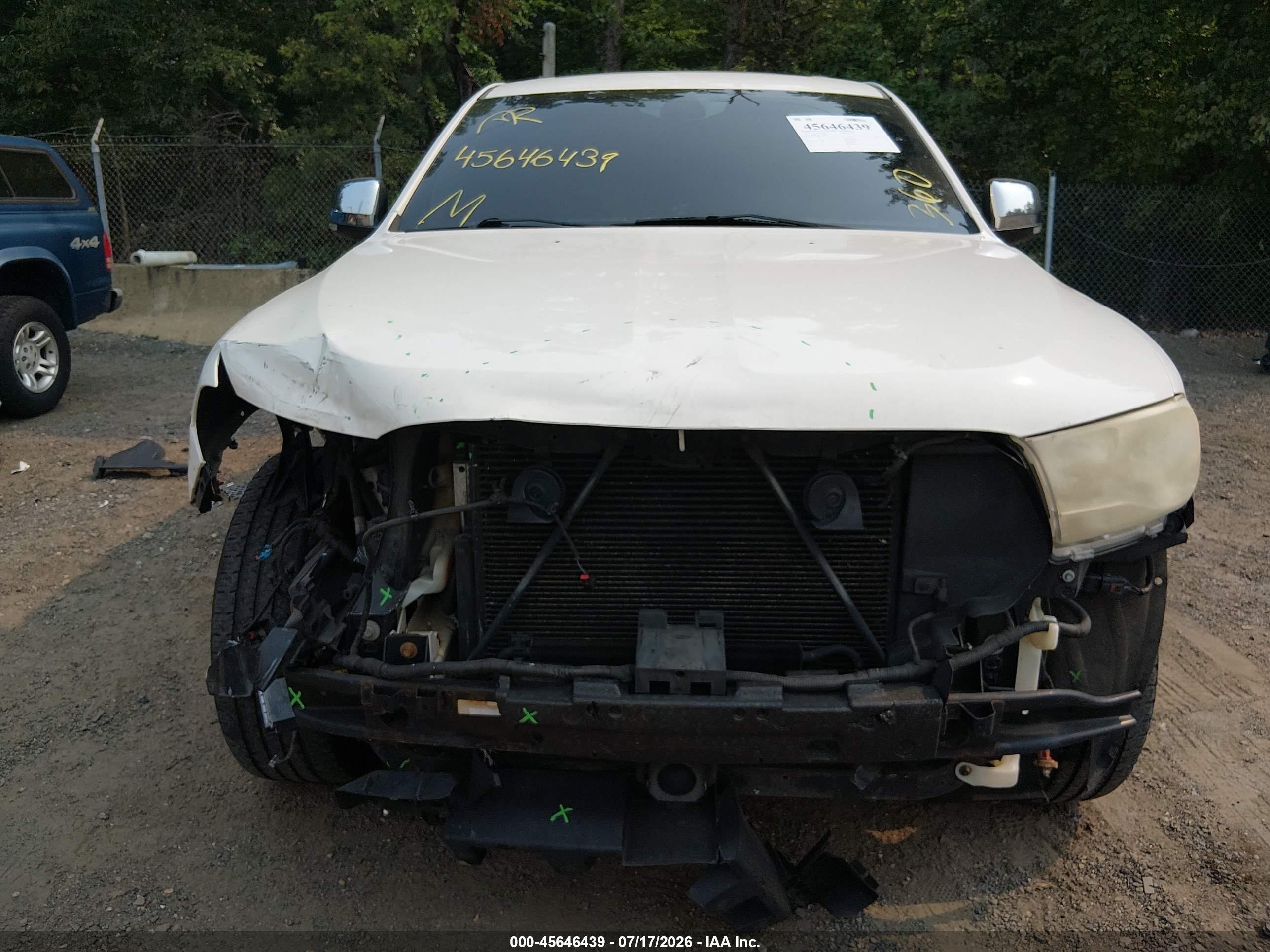 2012 Dodge Durango Citadel White vin: 1C4SDJET8CC144064