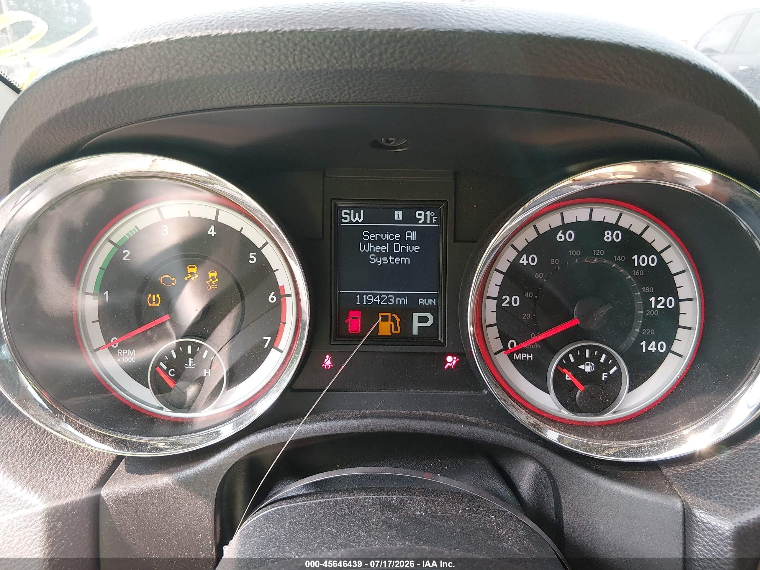 2012 Dodge Durango Citadel White vin: 1C4SDJET8CC144064