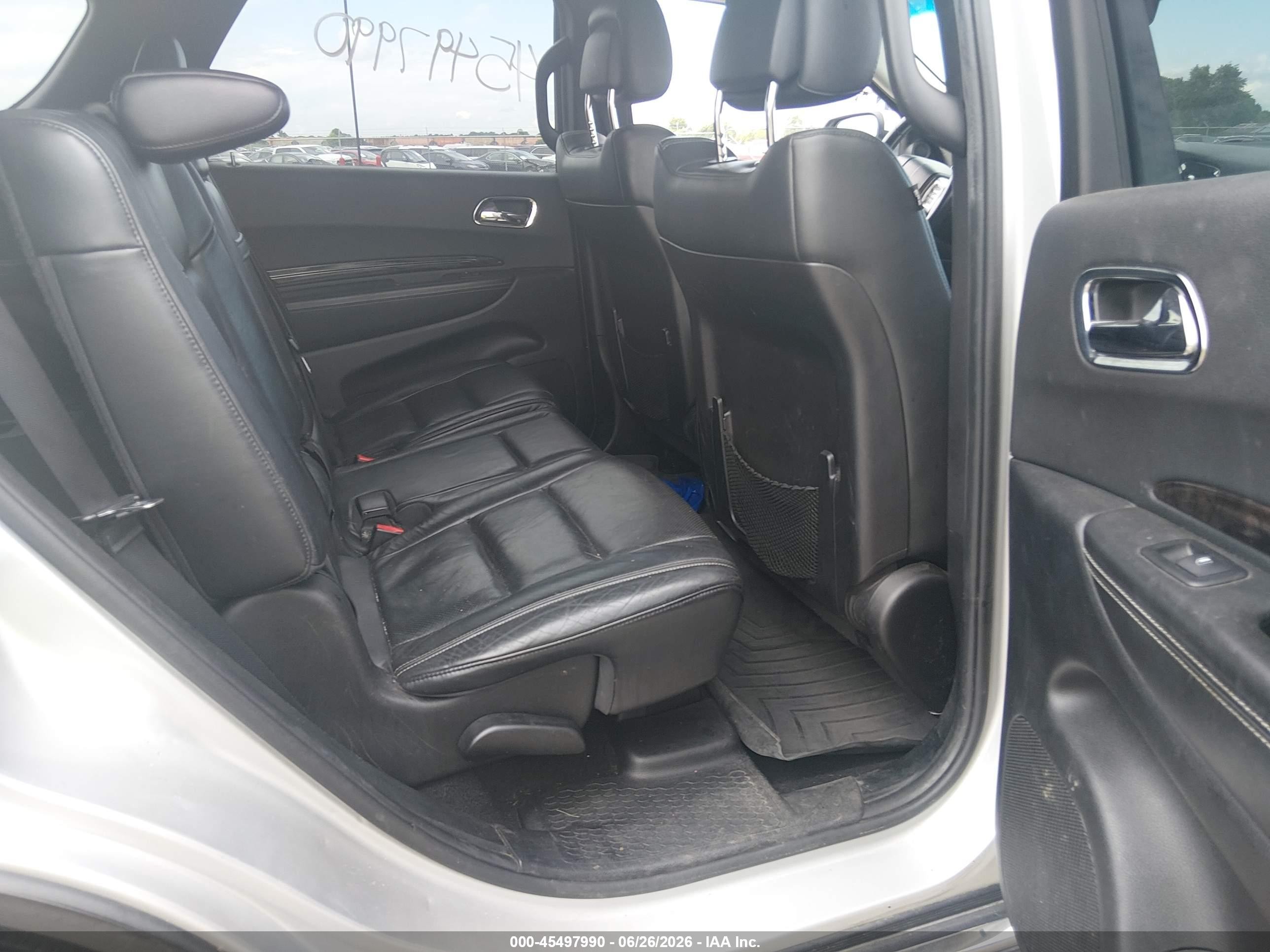 2012 Dodge Durango Citadel Silver vin: 1C4SDJET8CC192566