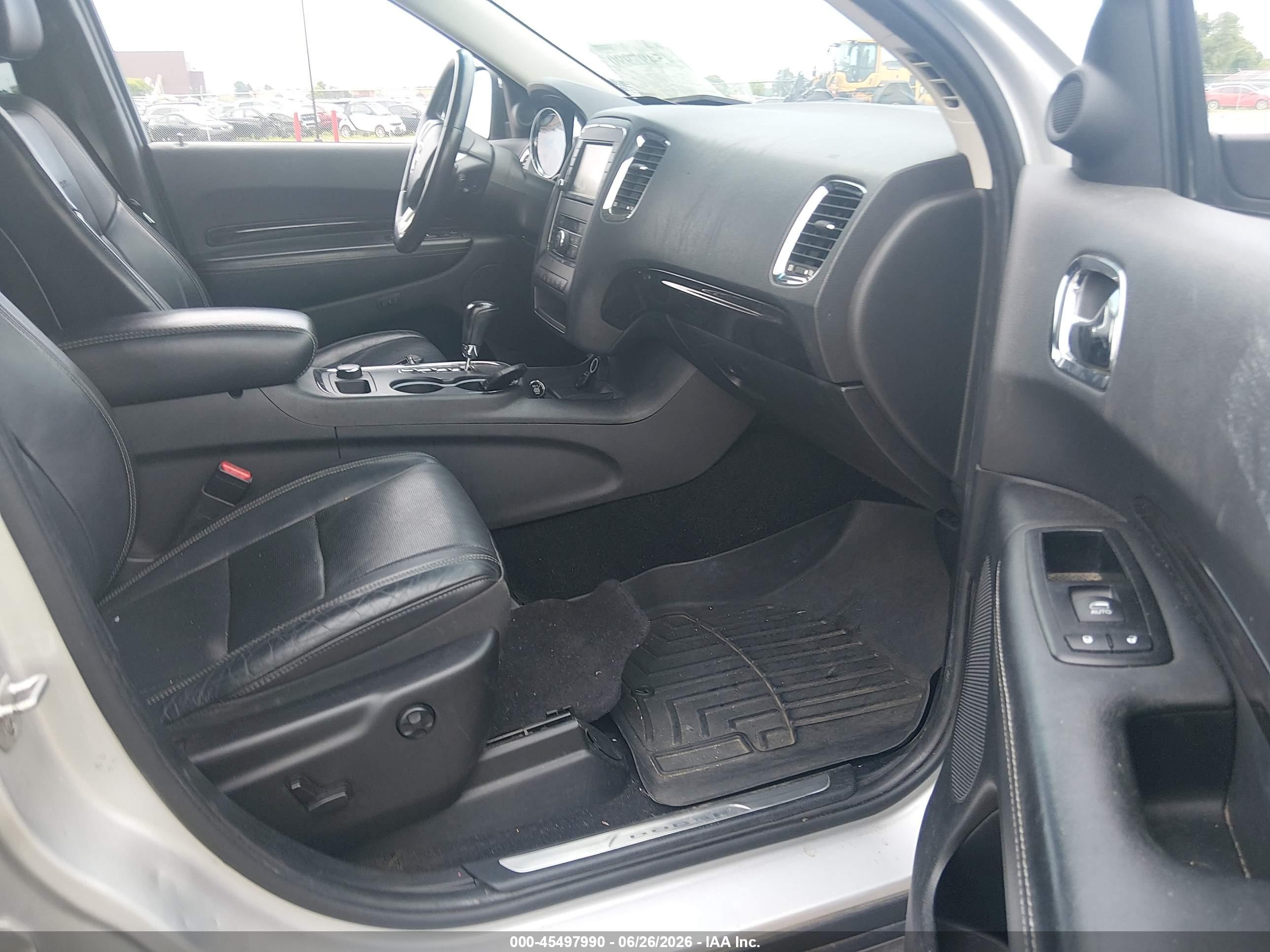 2012 Dodge Durango Citadel Silver vin: 1C4SDJET8CC192566
