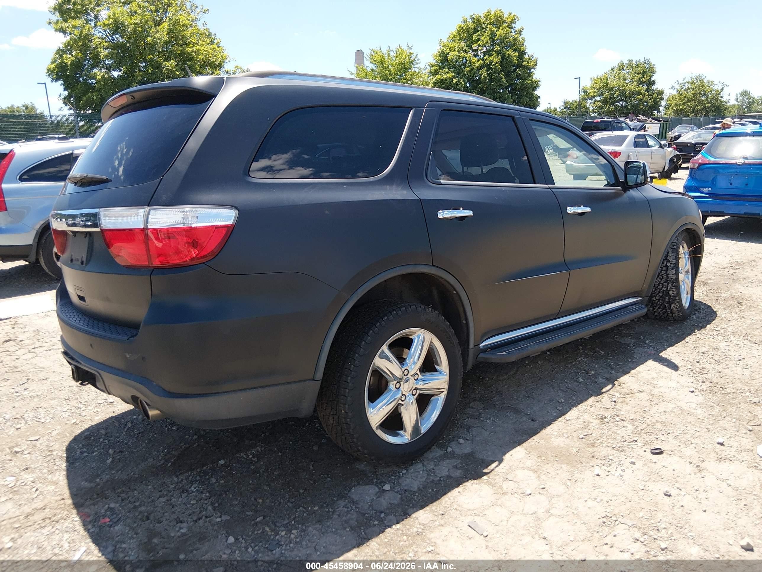 2013 Dodge Durango Citadel Black vin: 1C4SDJET8DC562903