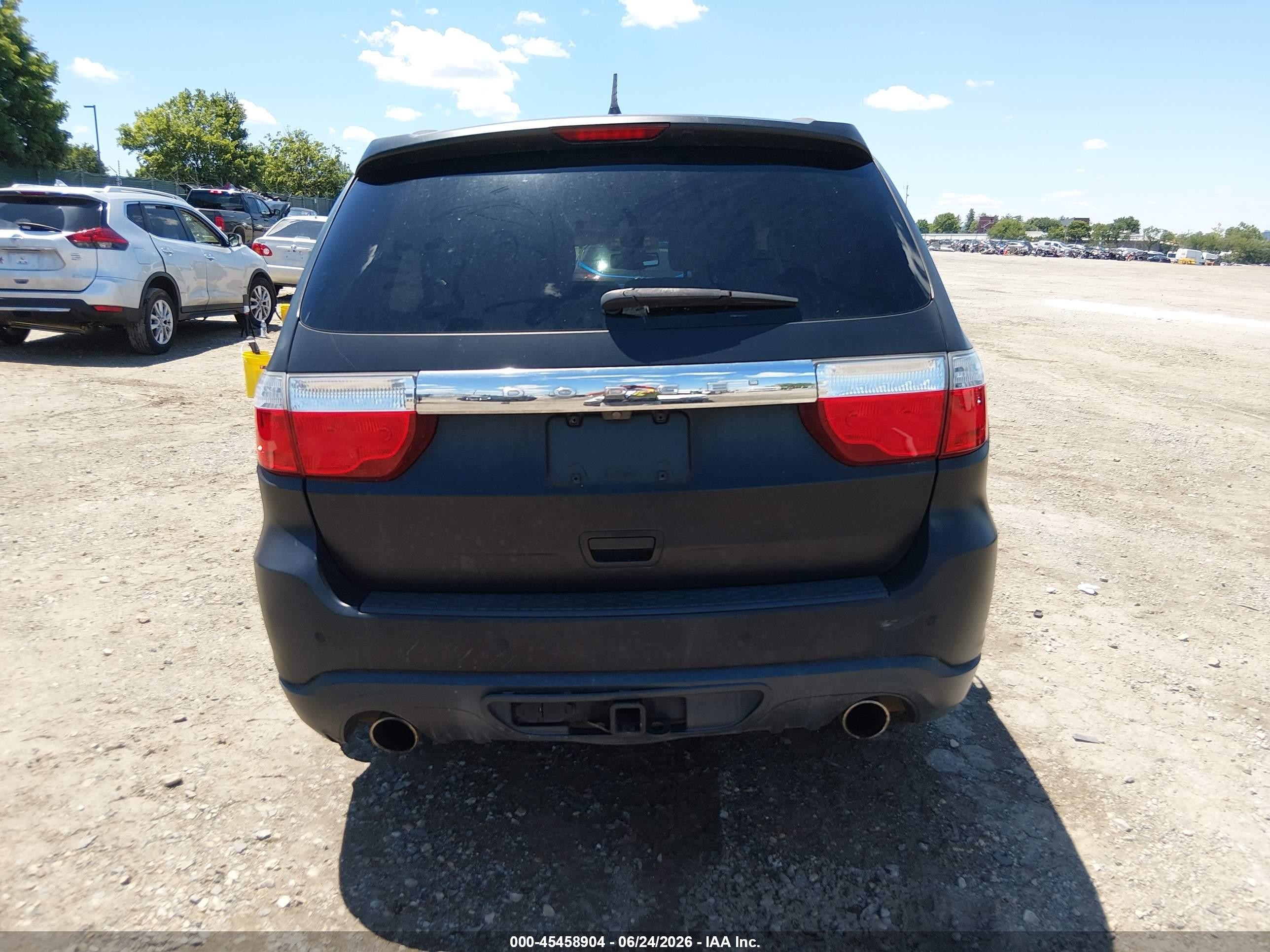 2013 Dodge Durango Citadel Black vin: 1C4SDJET8DC562903