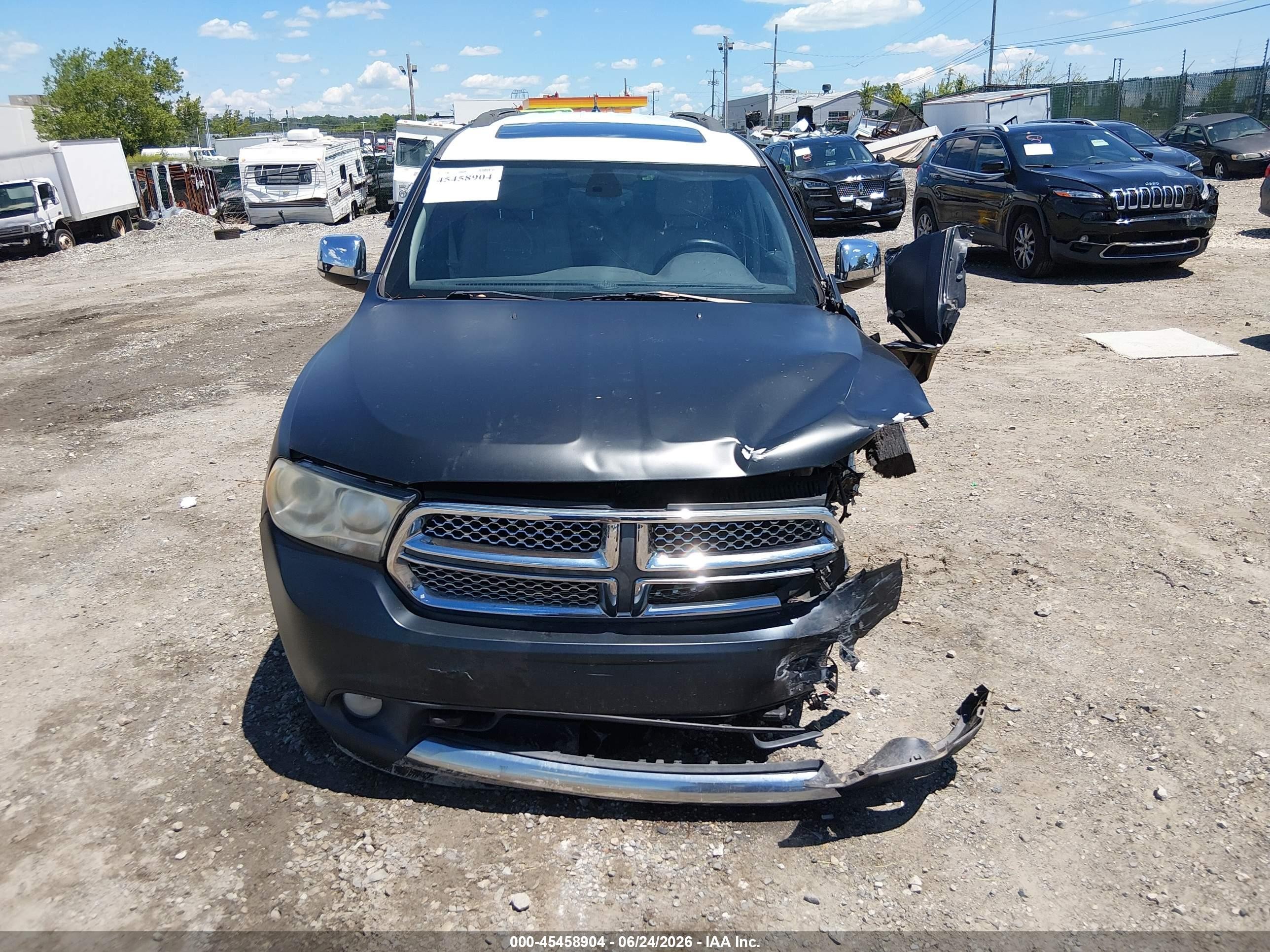 2013 Dodge Durango Citadel Black vin: 1C4SDJET8DC562903