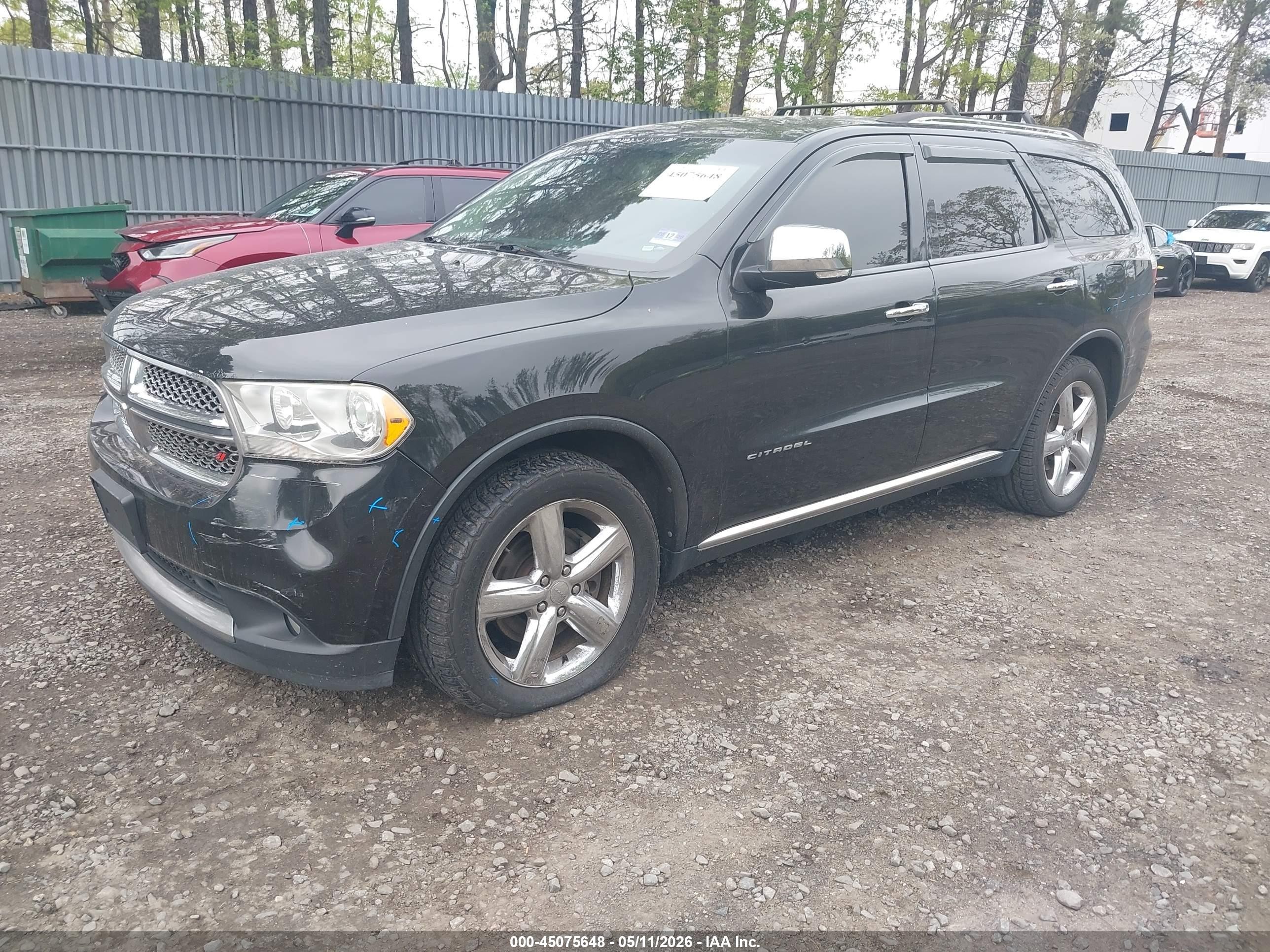 2013 Dodge Durango Citadel Black vin: 1C4SDJET8DC633002