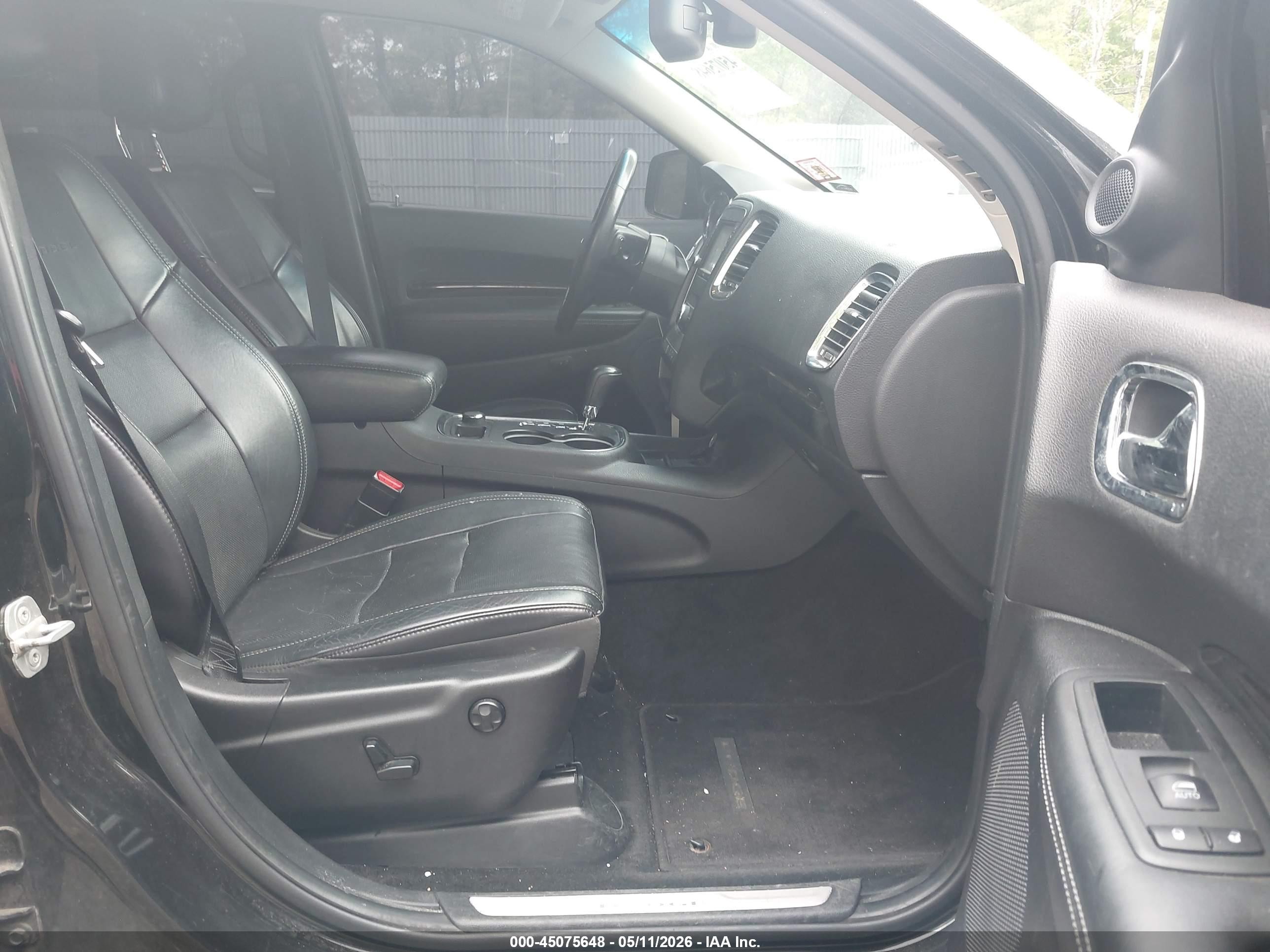 2013 Dodge Durango Citadel Black vin: 1C4SDJET8DC633002