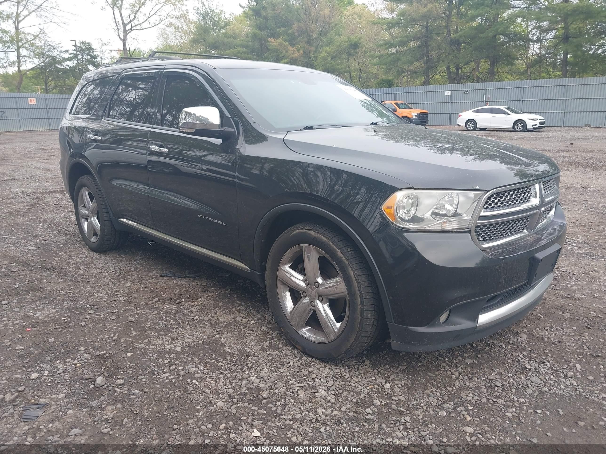 2013 Dodge Durango Citadel Black vin: 1C4SDJET8DC633002