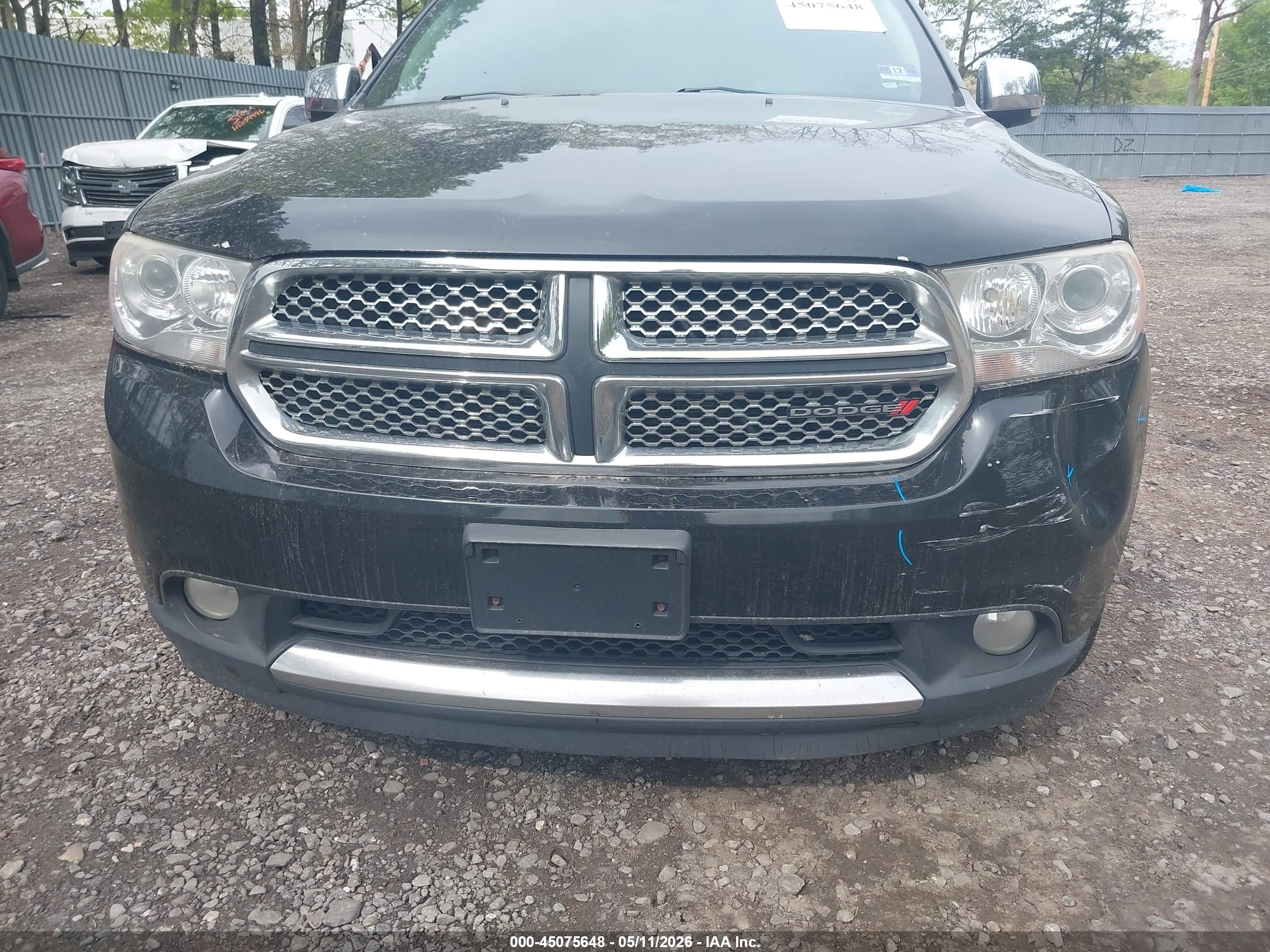 2013 Dodge Durango Citadel Black vin: 1C4SDJET8DC633002