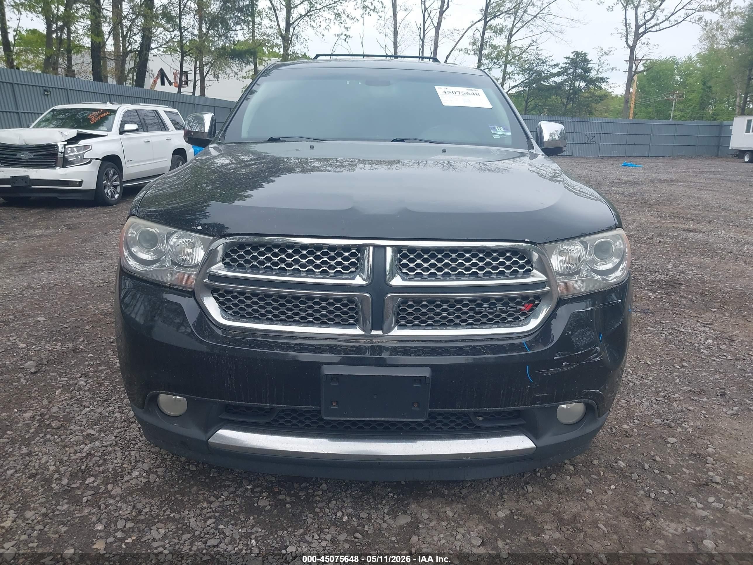 2013 Dodge Durango Citadel Black vin: 1C4SDJET8DC633002