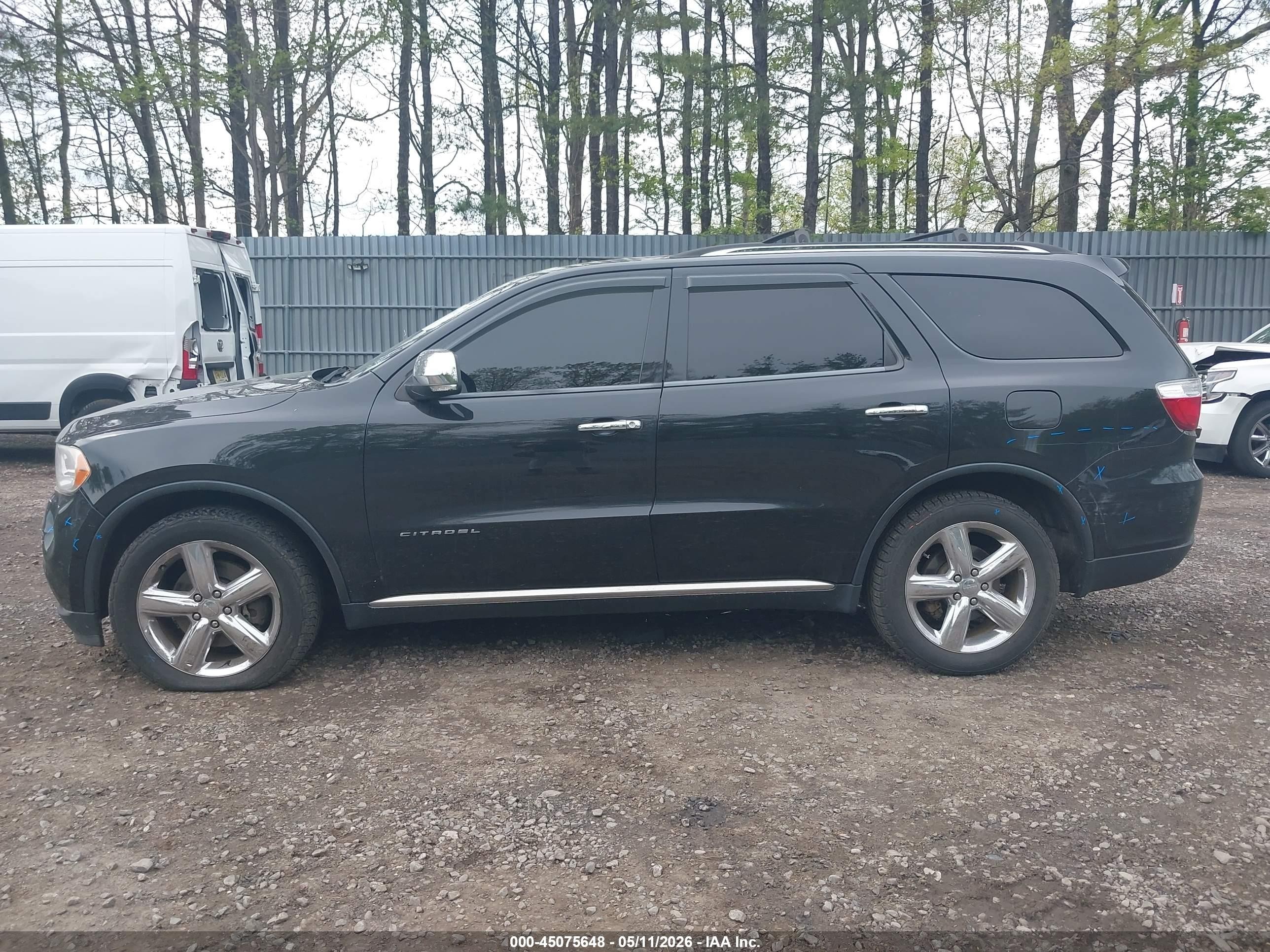 2013 Dodge Durango Citadel Black vin: 1C4SDJET8DC633002