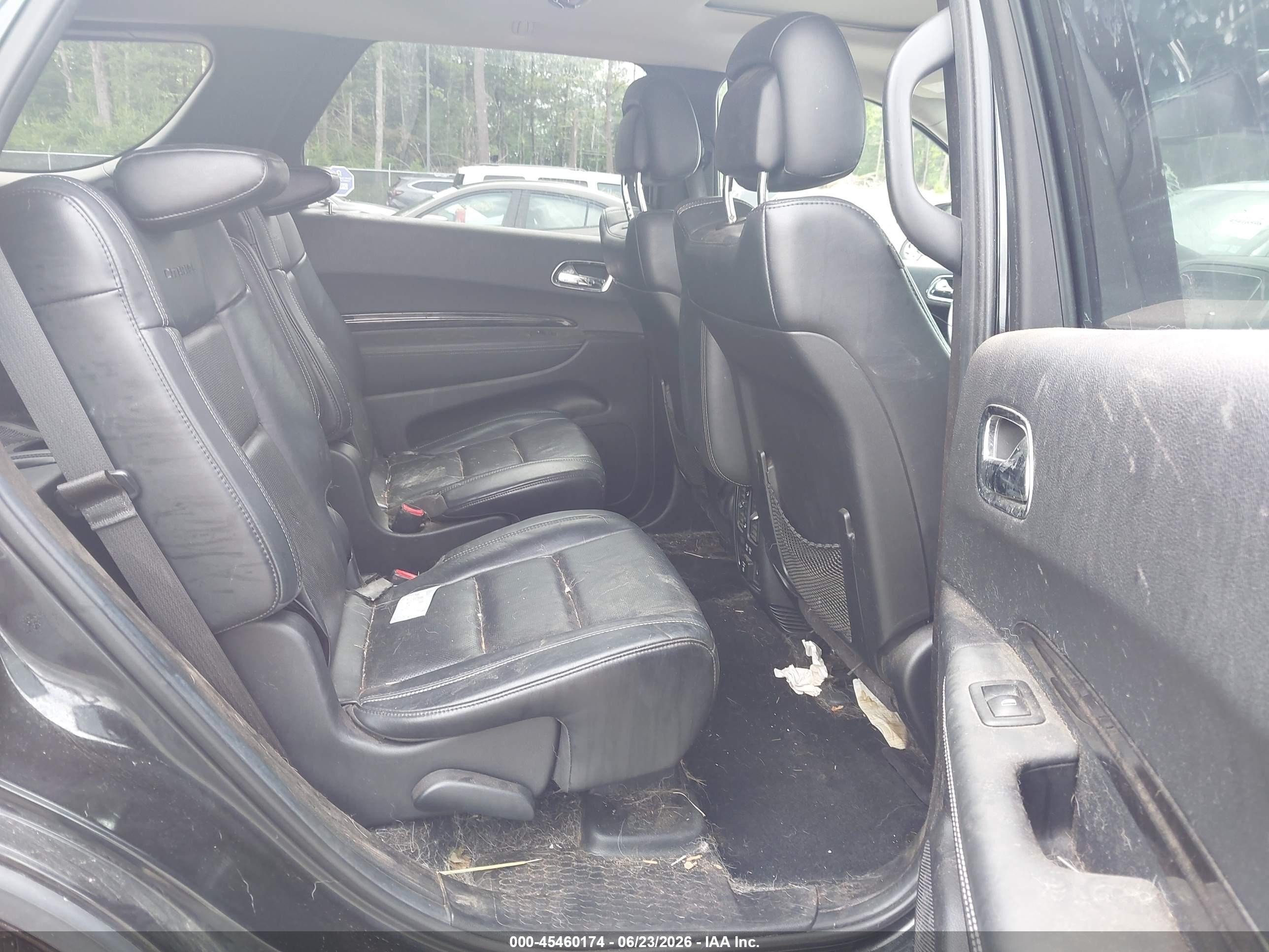 2014 Dodge Durango Citadel Black vin: 1C4SDJET8EC378255