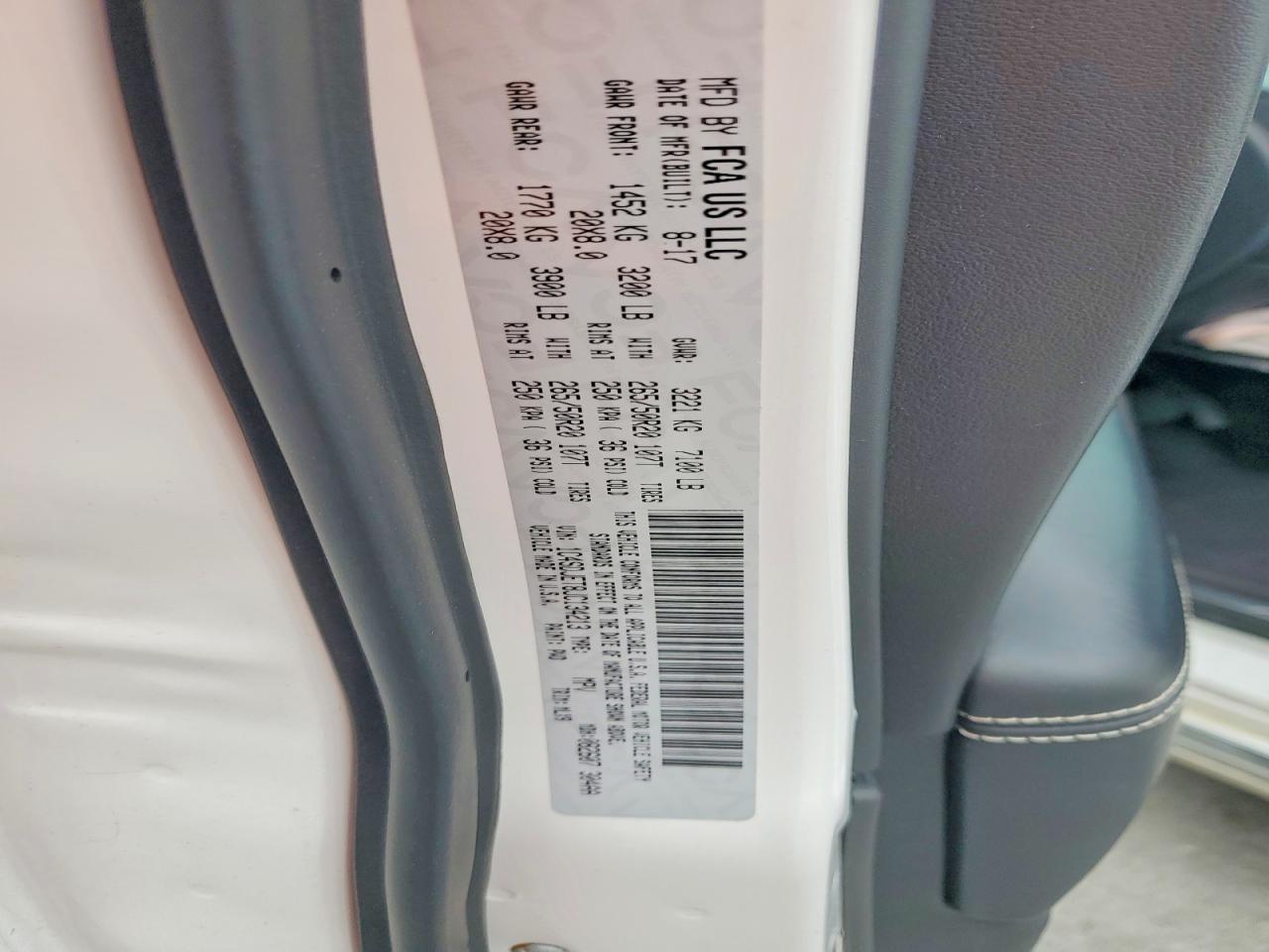 2018 Dodge Durango Citadel White vin: 1C4SDJET8JC134213
