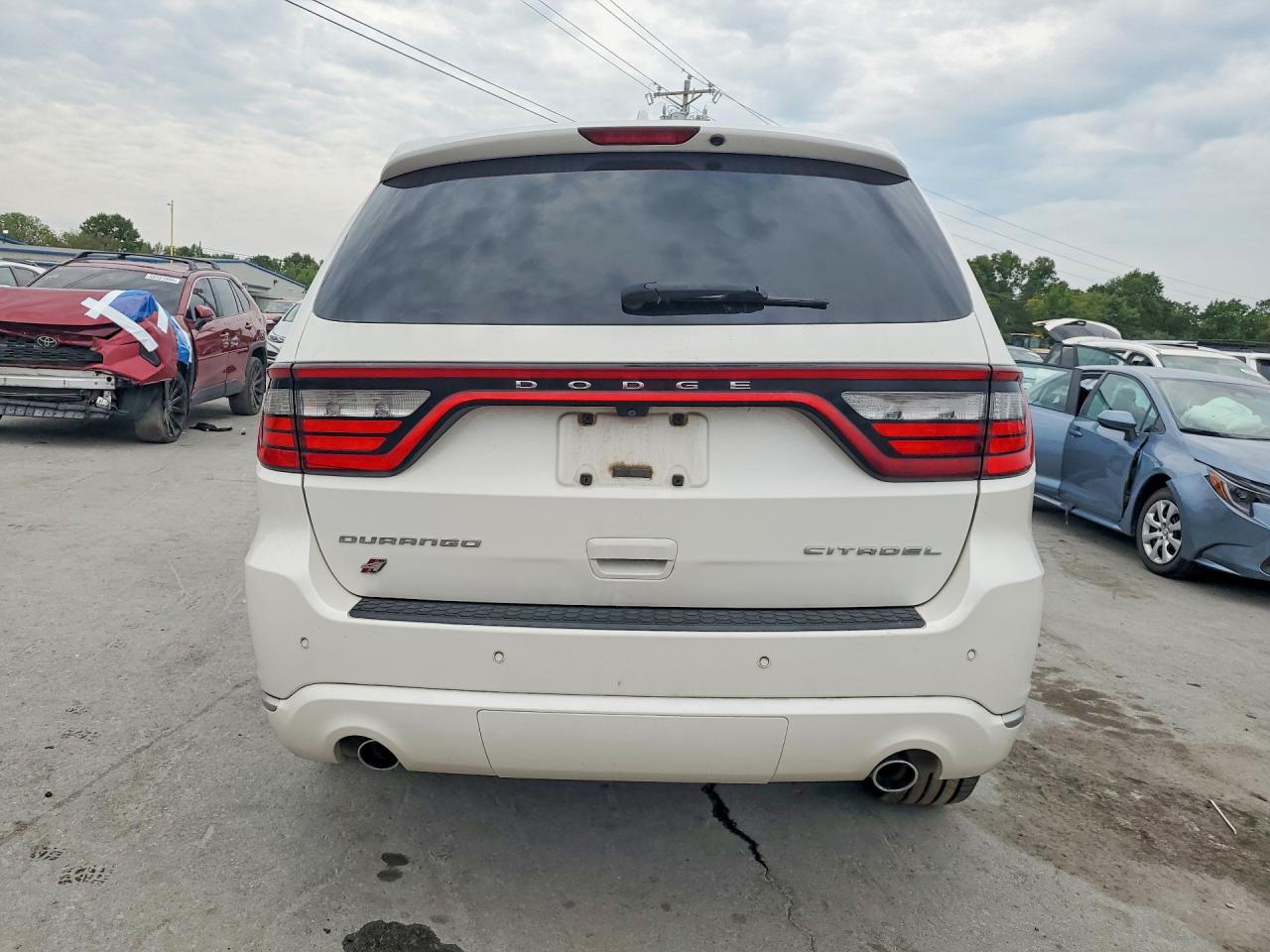 2018 Dodge Durango Citadel White vin: 1C4SDJET8JC134213