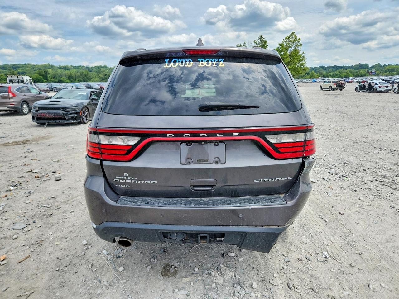 2014 Dodge Durango Citadel Gray vin: 1C4SDJET9EC281517