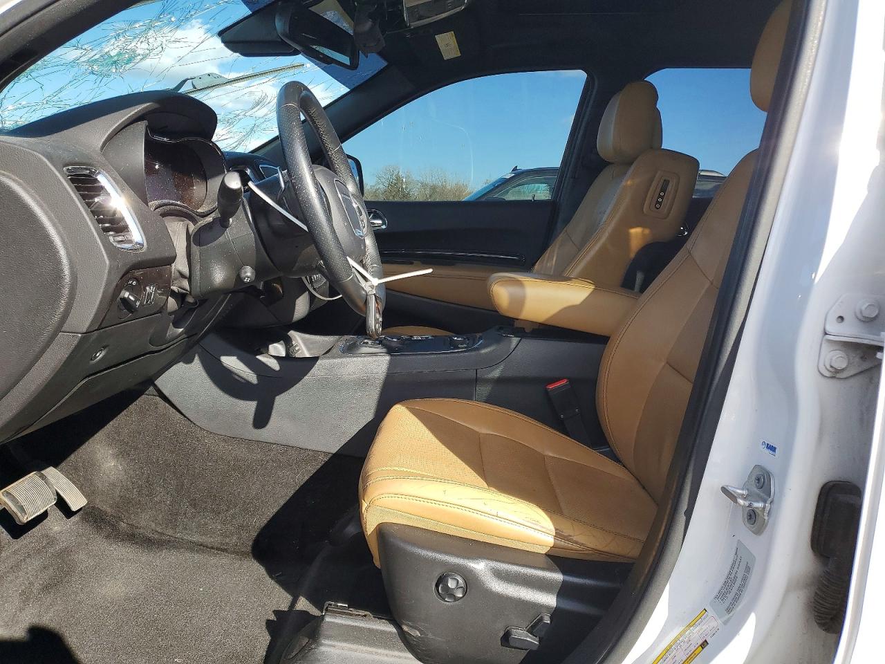2015 Dodge Durango Citadel White vin: 1C4SDJET9FC861416
