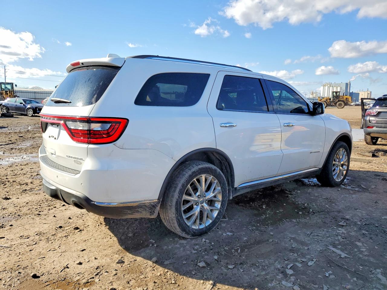 2015 Dodge Durango Citadel White vin: 1C4SDJET9FC861416