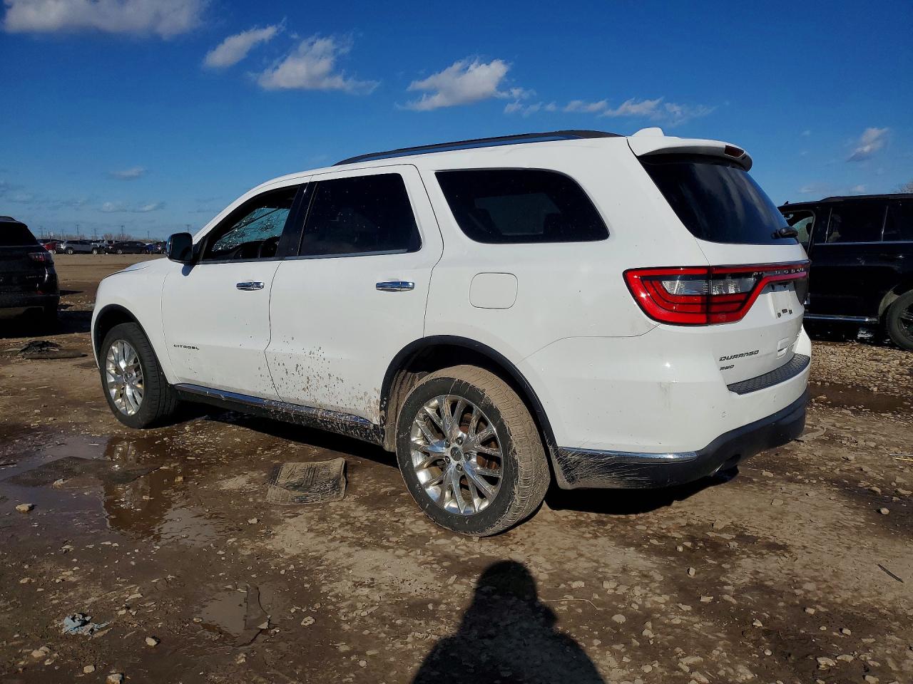 2015 Dodge Durango Citadel White vin: 1C4SDJET9FC861416
