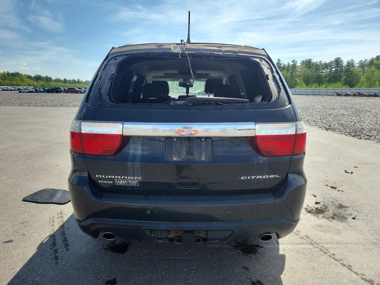 2012 Dodge Durango Citadel Black vin: 1C4SDJETXCC172450