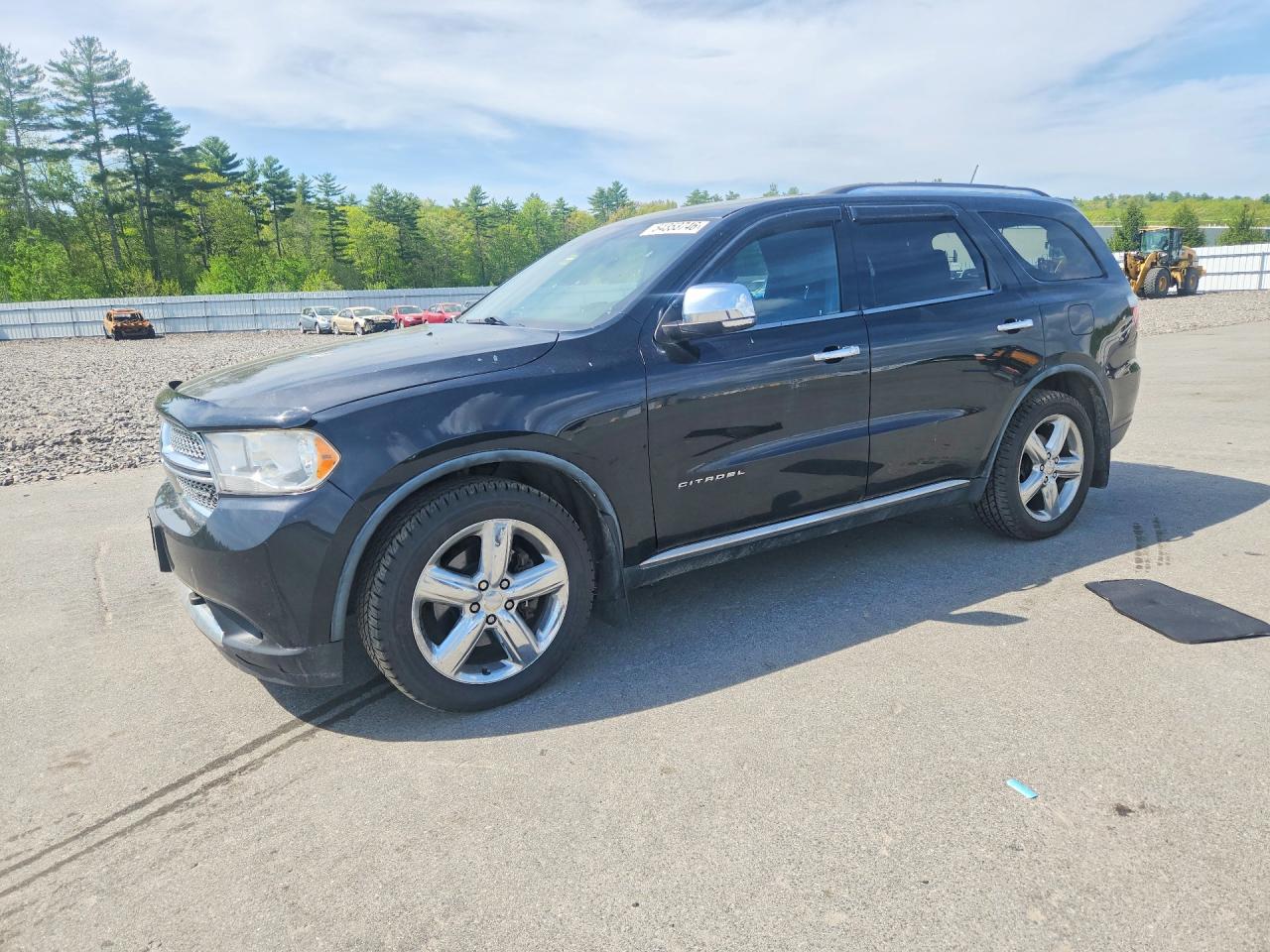 2012 Dodge Durango Citadel Black vin: 1C4SDJETXCC172450