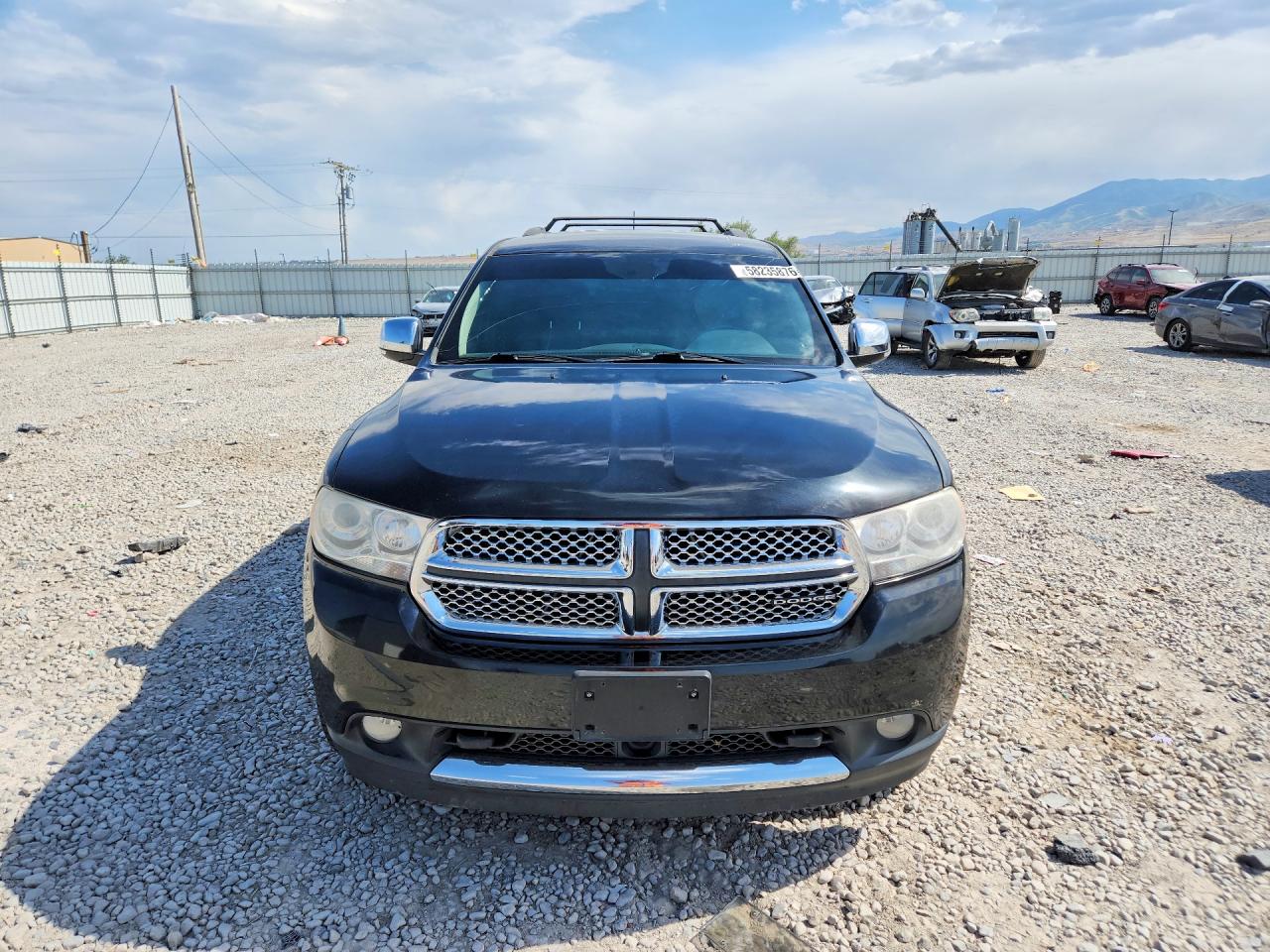 2012 Dodge Durango Citadel Black vin: 1C4SDJETXCC188406