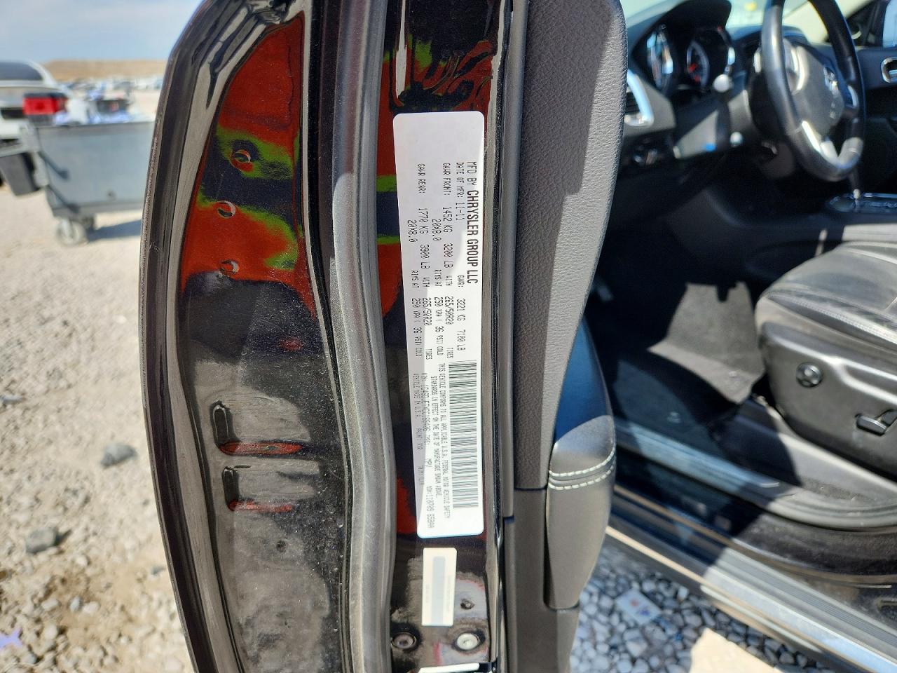 2012 Dodge Durango Citadel Black vin: 1C4SDJETXCC188406