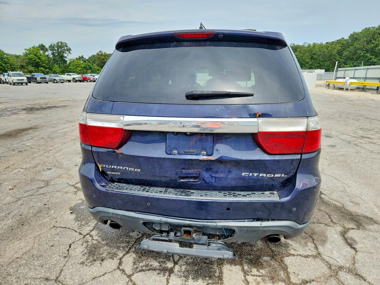 2012 Dodge Durango Citadel Blue vin: 1C4SDJETXCC278820