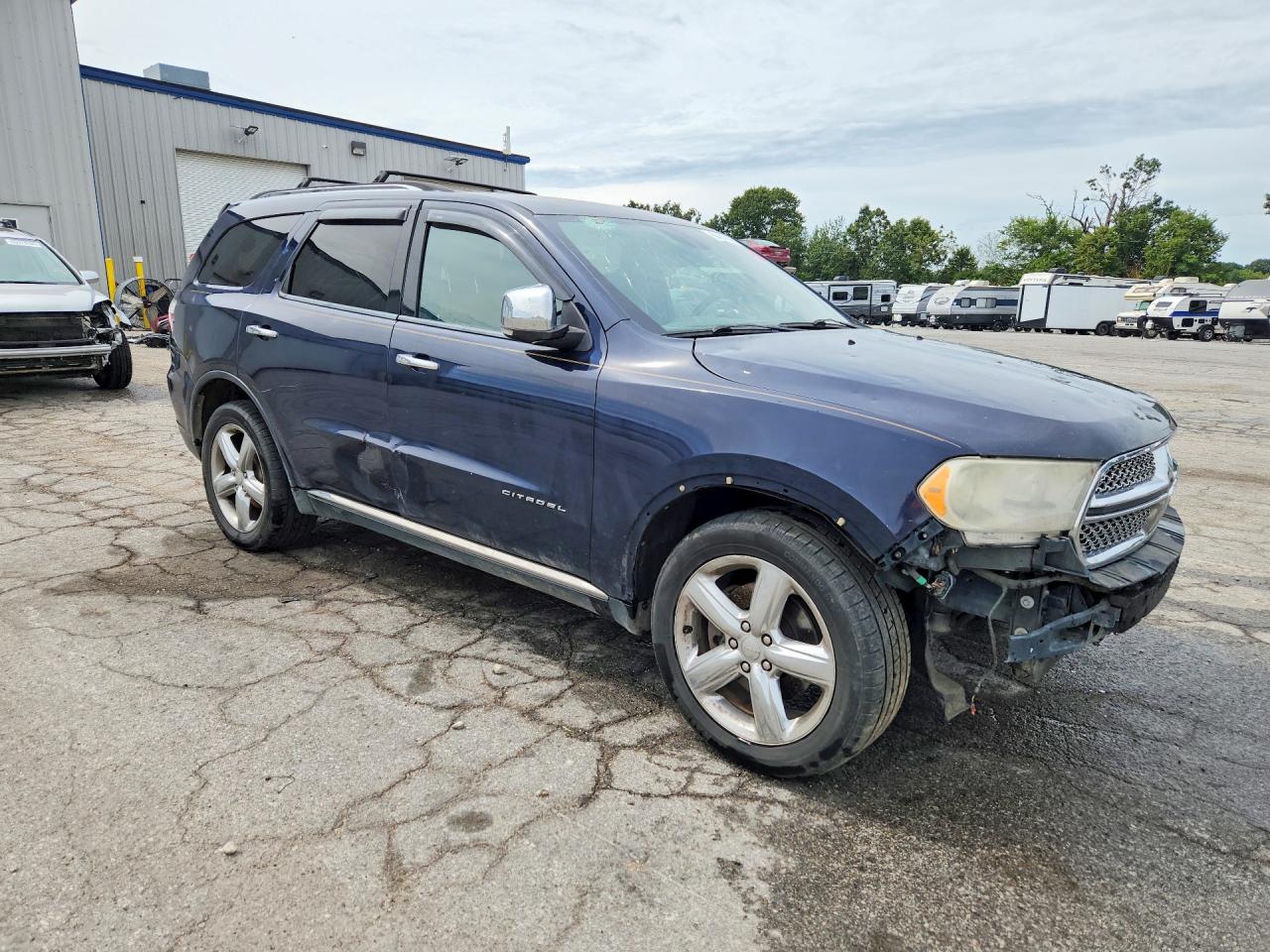 2012 Dodge Durango Citadel Blue vin: 1C4SDJETXCC278820
