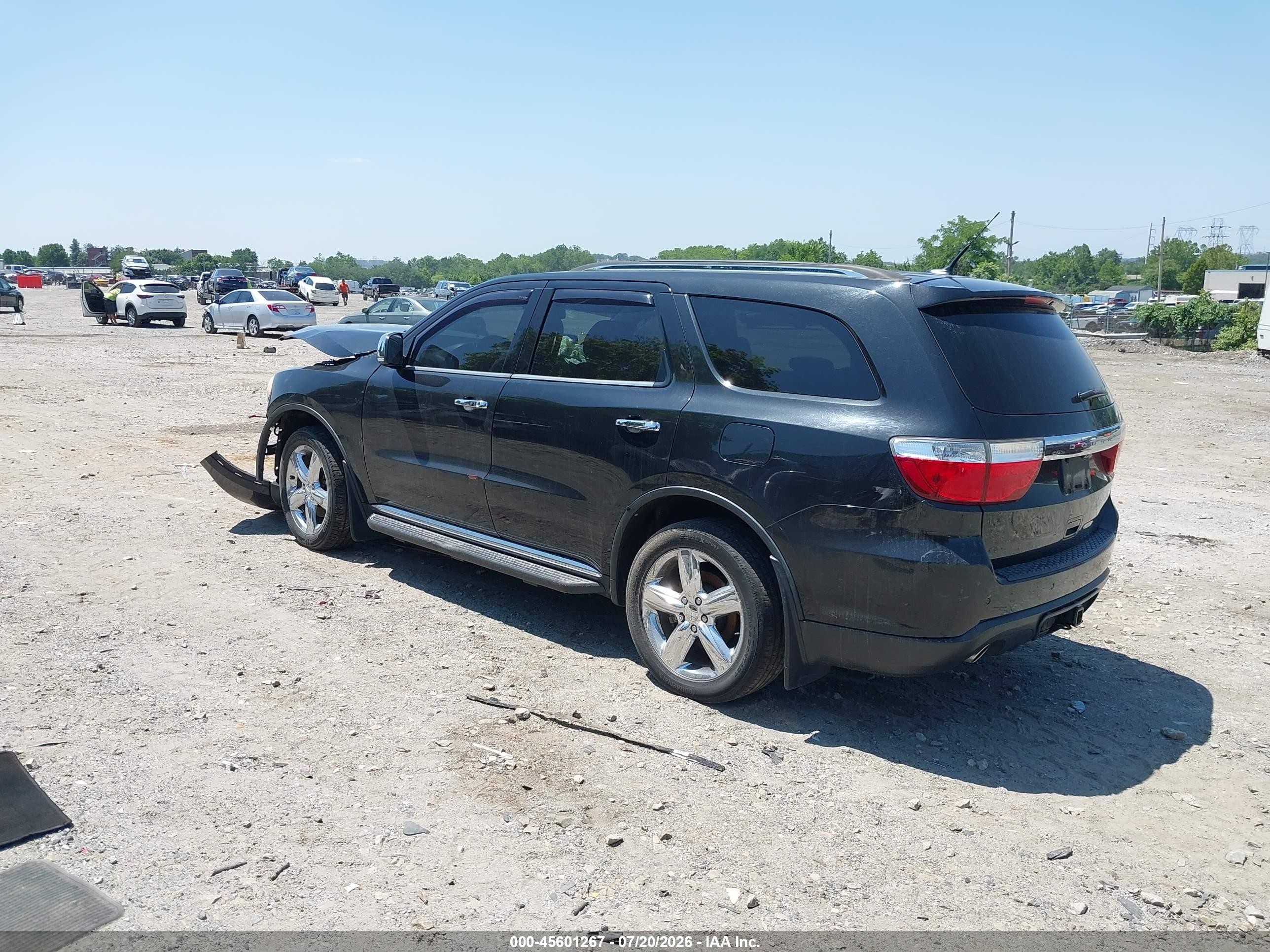 2012 Dodge Durango Citadel Black vin: 1C4SDJETXCC301934