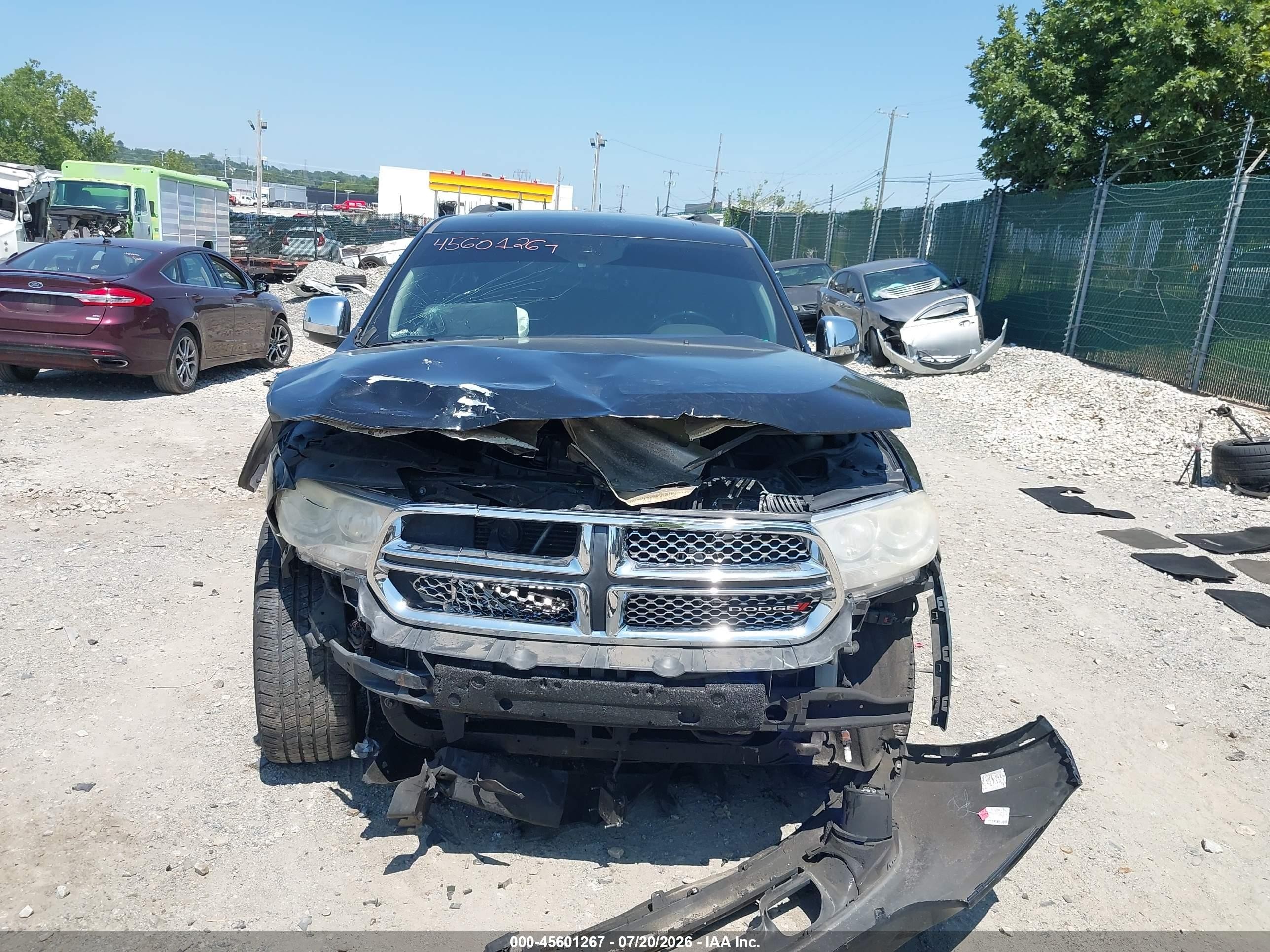 2012 Dodge Durango Citadel Black vin: 1C4SDJETXCC301934