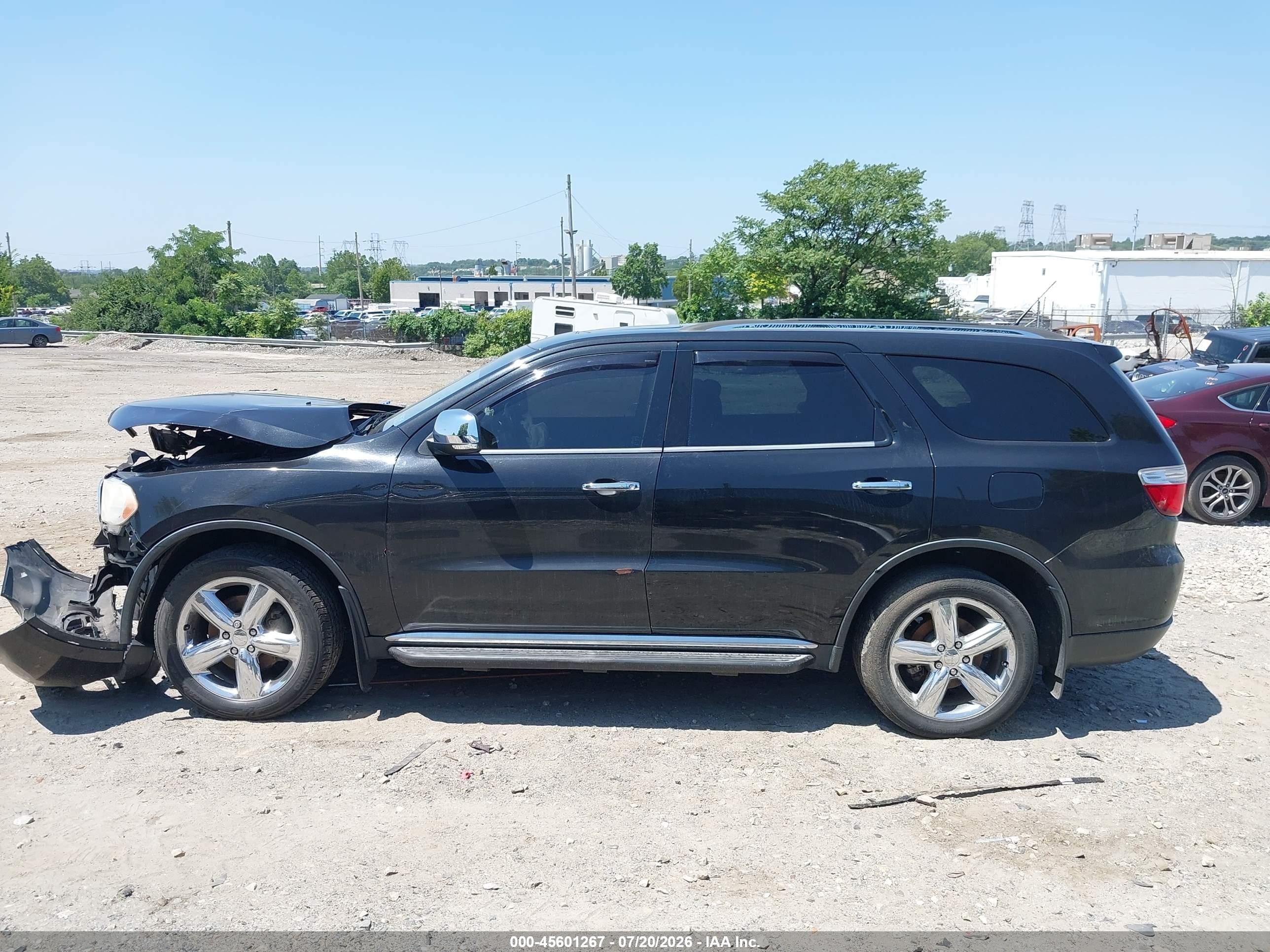 2012 Dodge Durango Citadel Black vin: 1C4SDJETXCC301934