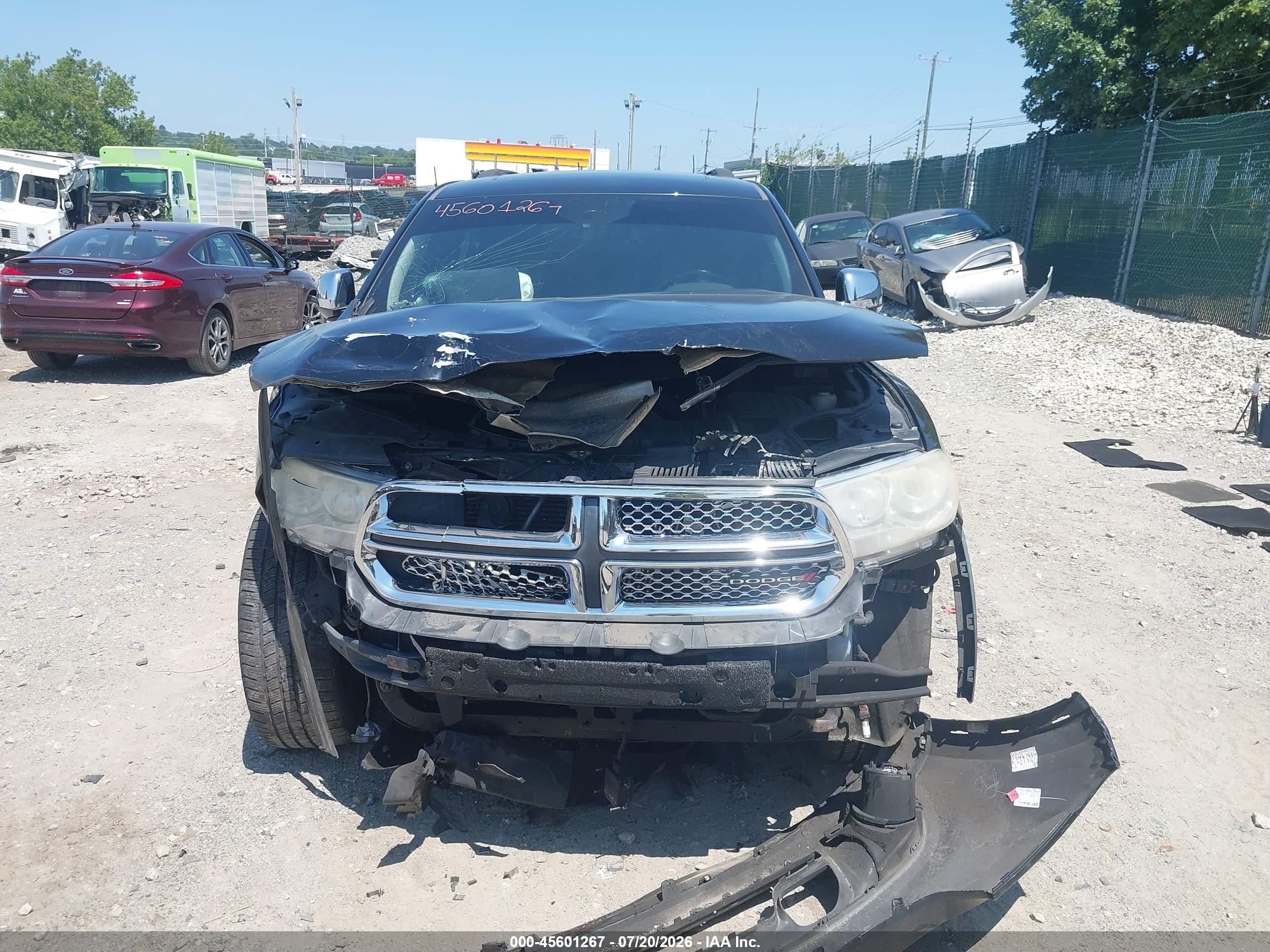2012 Dodge Durango Citadel Black vin: 1C4SDJETXCC301934