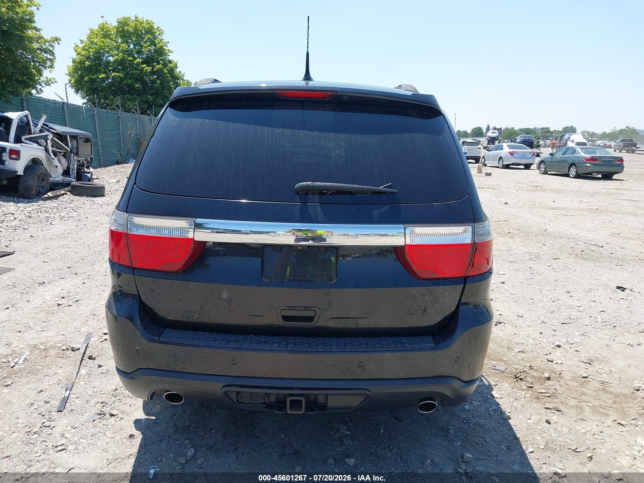2012 Dodge Durango Citadel Black vin: 1C4SDJETXCC301934
