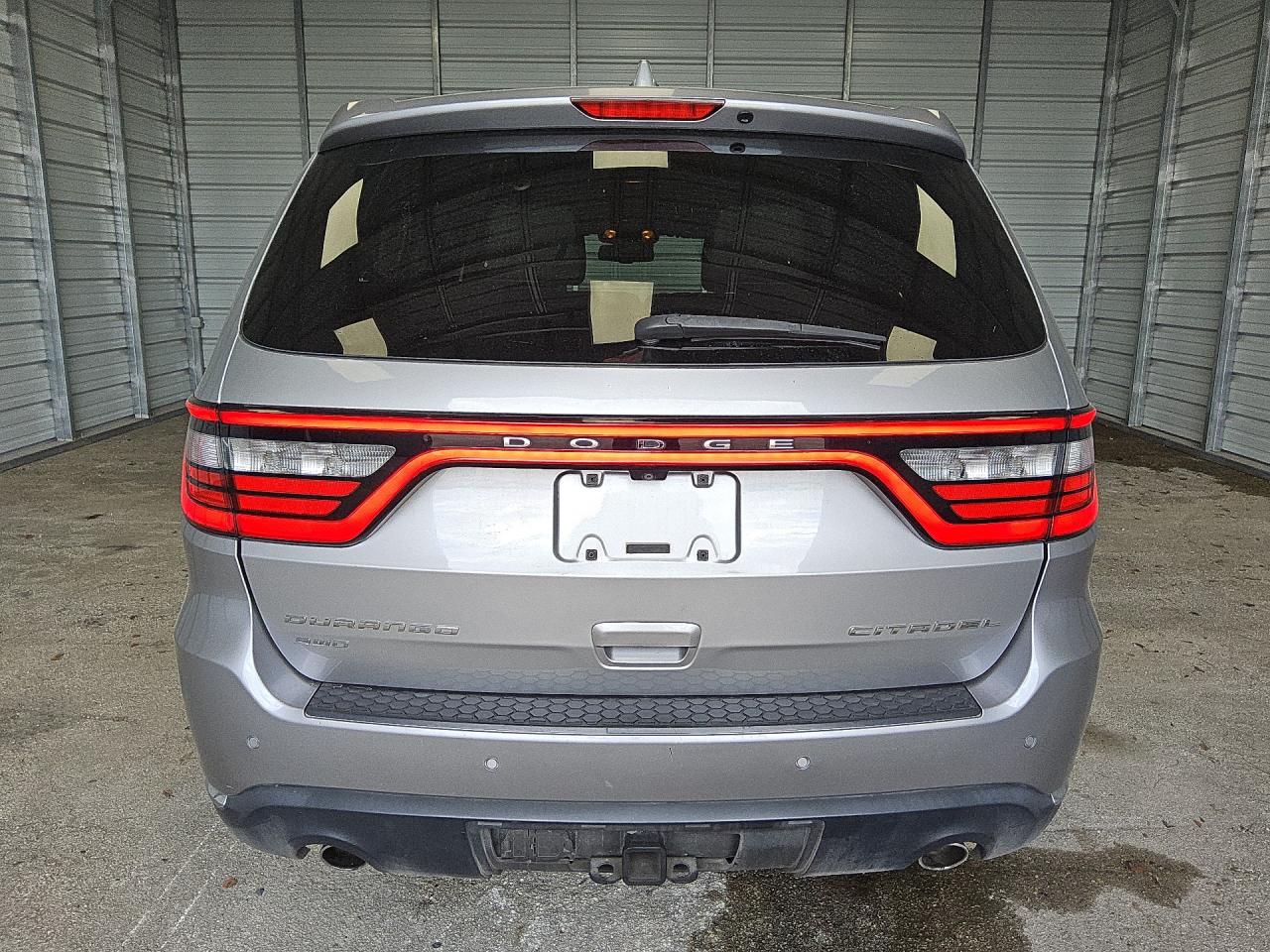 2015 Dodge Durango Citadel Gray vin: 1C4SDJETXFC688487 Damage: Rear Bumper, Chipped, 2