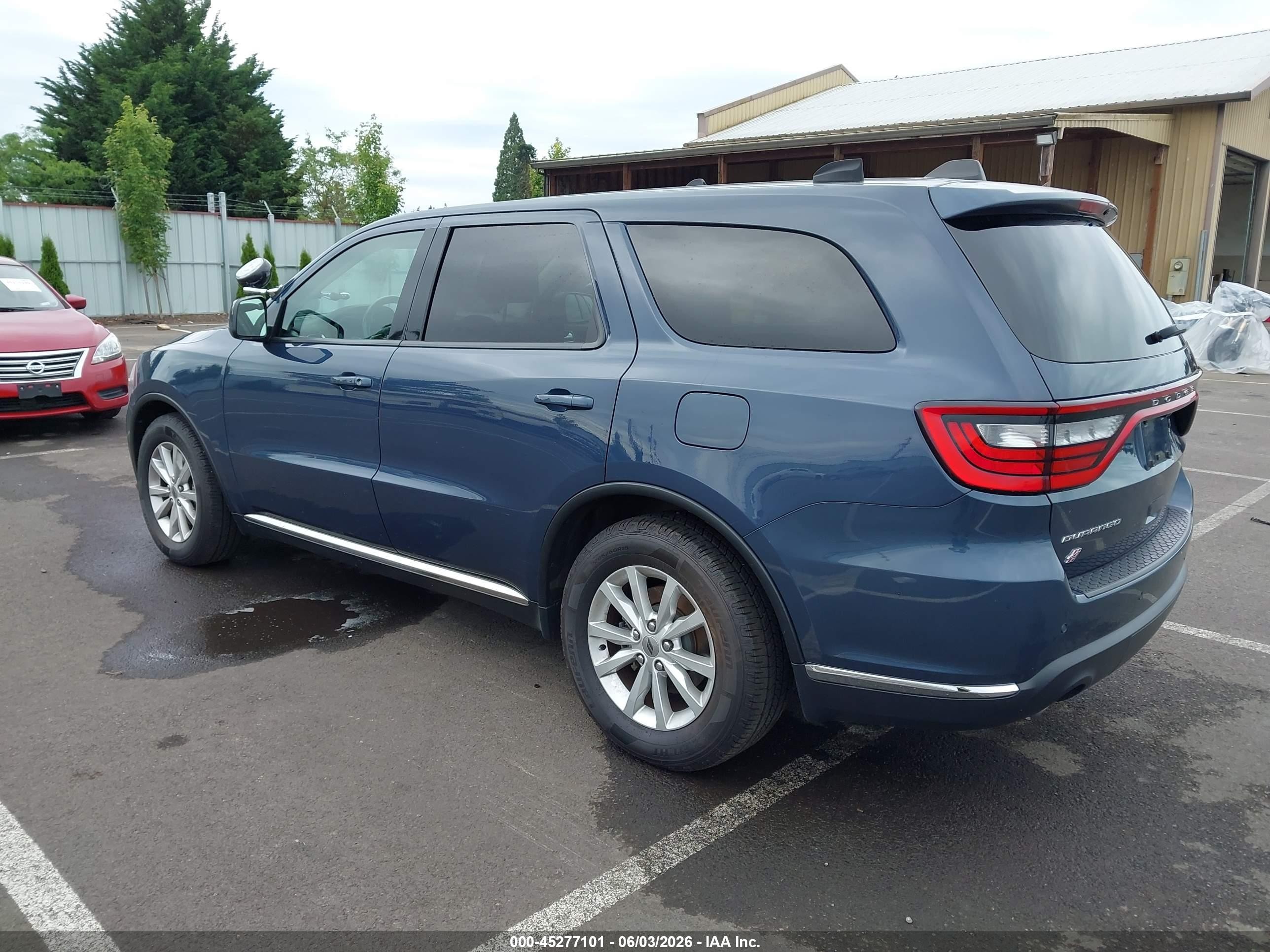 2020 Dodge Durango Pursuit Awd Синий vin: 1C4SDJFT2LC443645