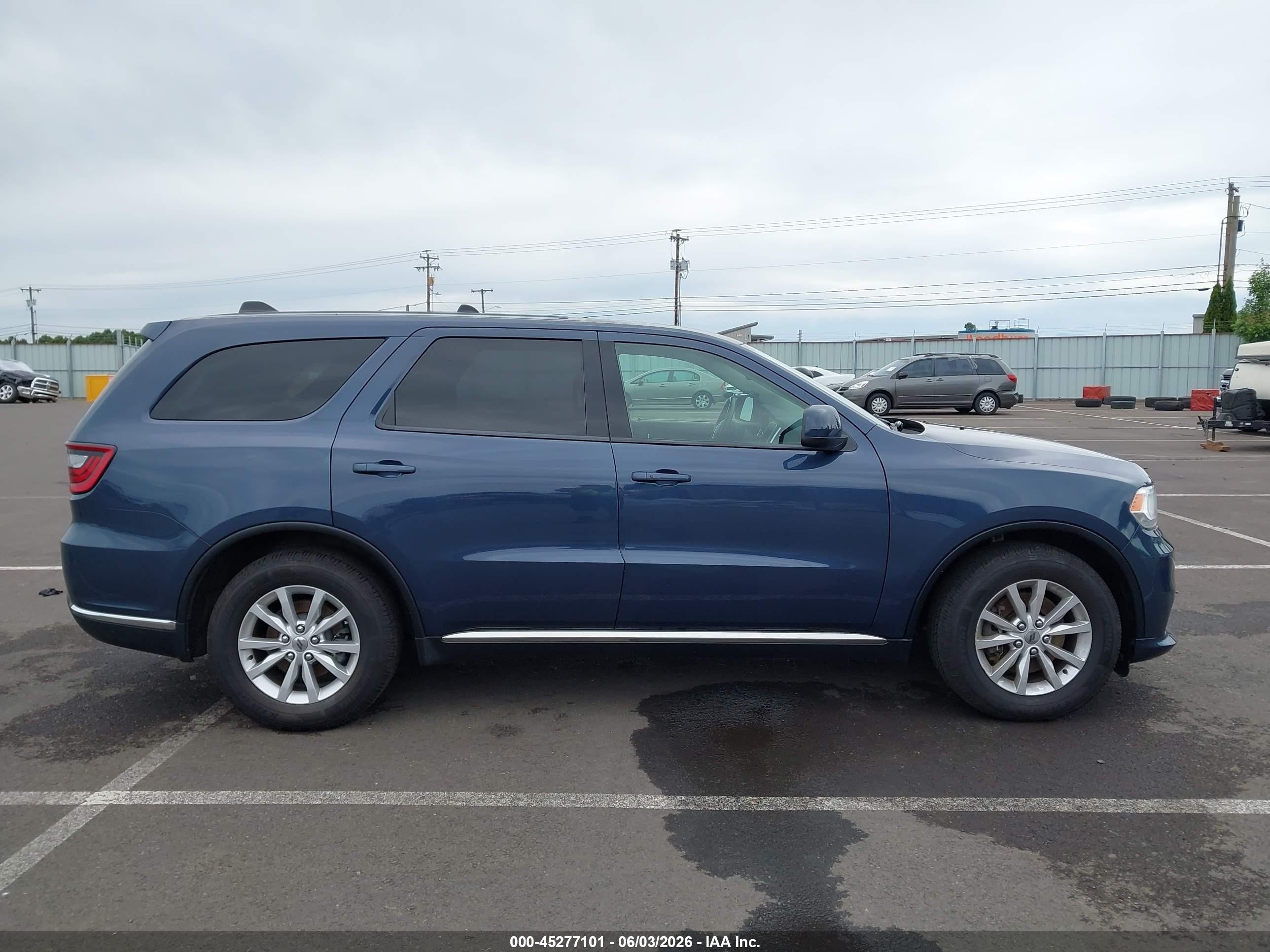 2020 Dodge Durango Pursuit Awd Синий vin: 1C4SDJFT2LC443645