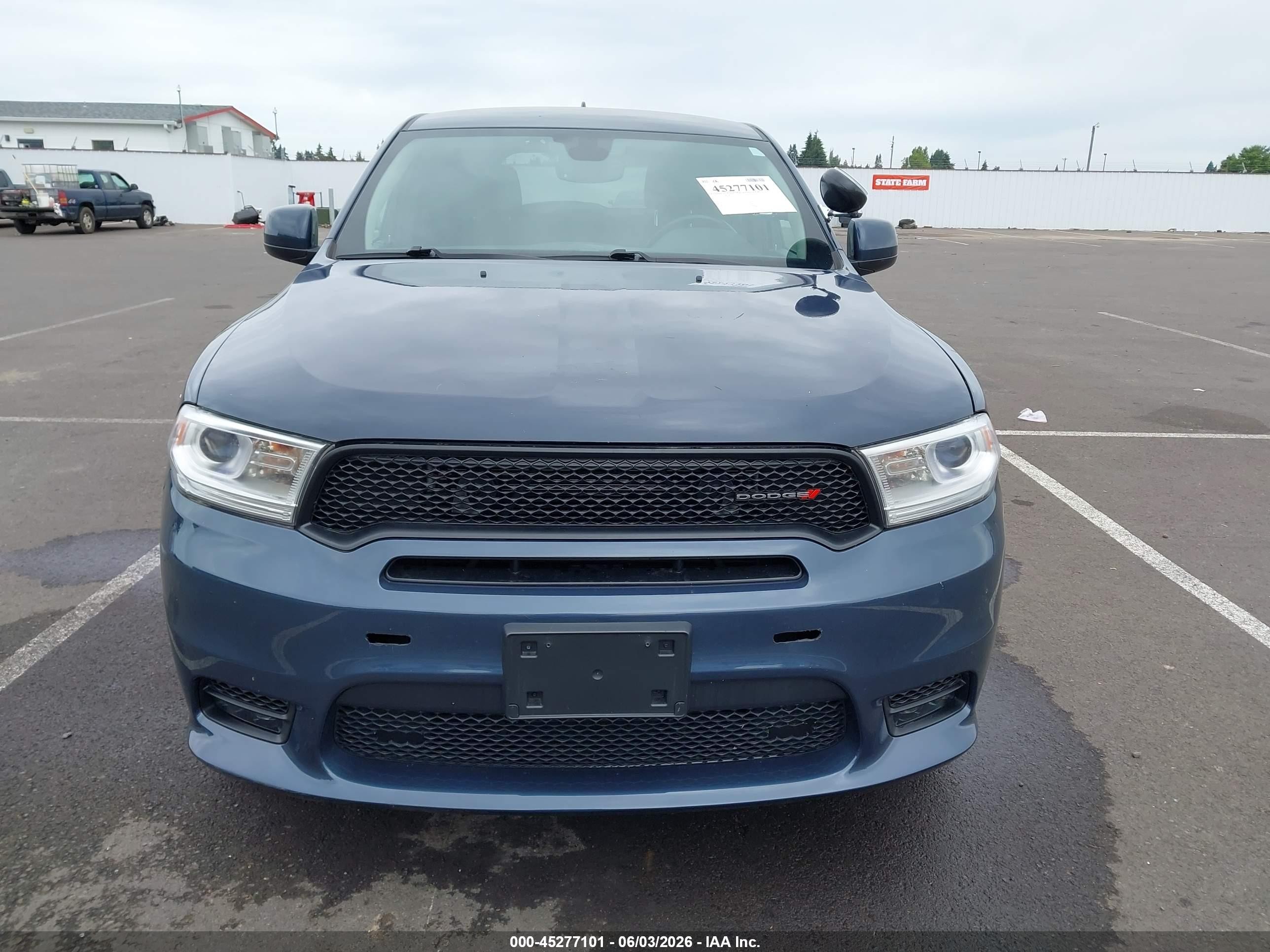 2020 Dodge Durango Pursuit Awd Синий vin: 1C4SDJFT2LC443645