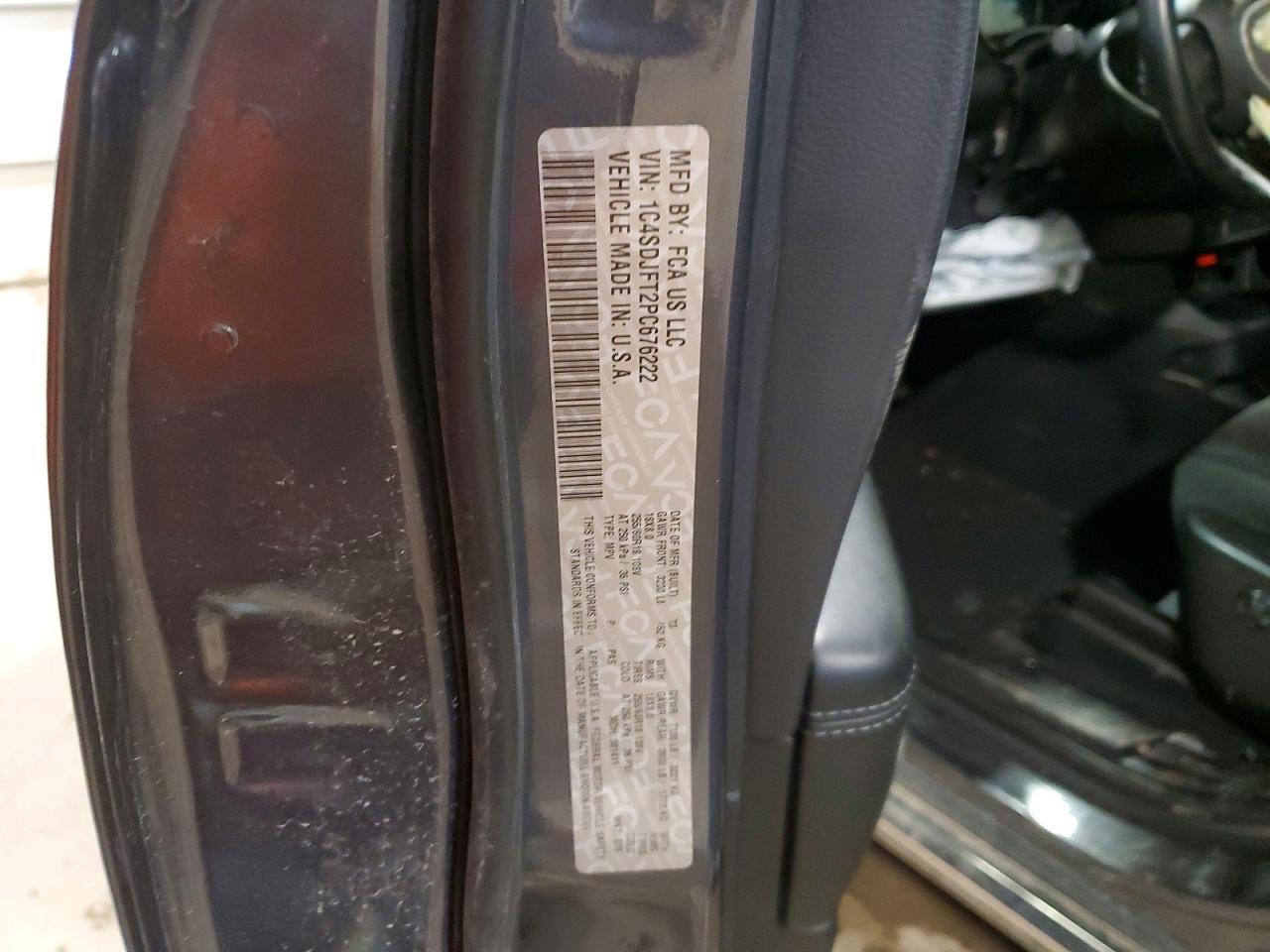 2023 Dodge Durango Pursuit Gray vin: 1C4SDJFT2PC676222