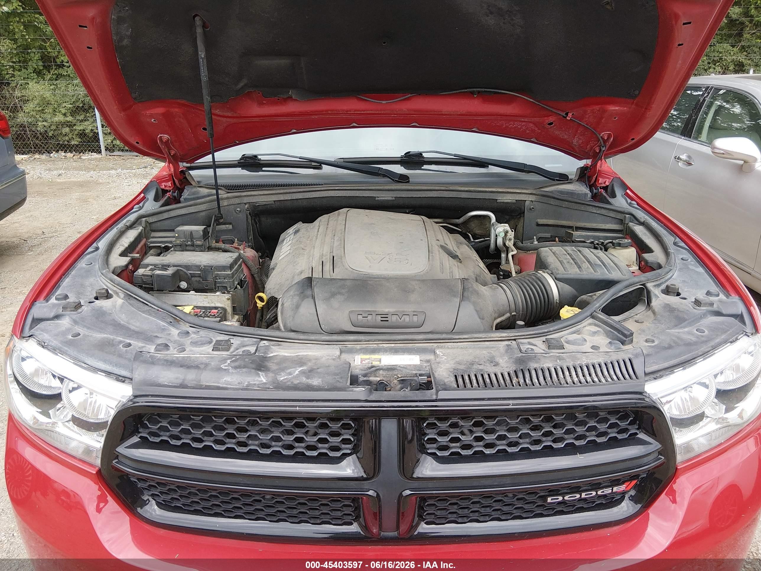 2013 Dodge Durango Special Service Red vin: 1C4SDJFT8DC670002