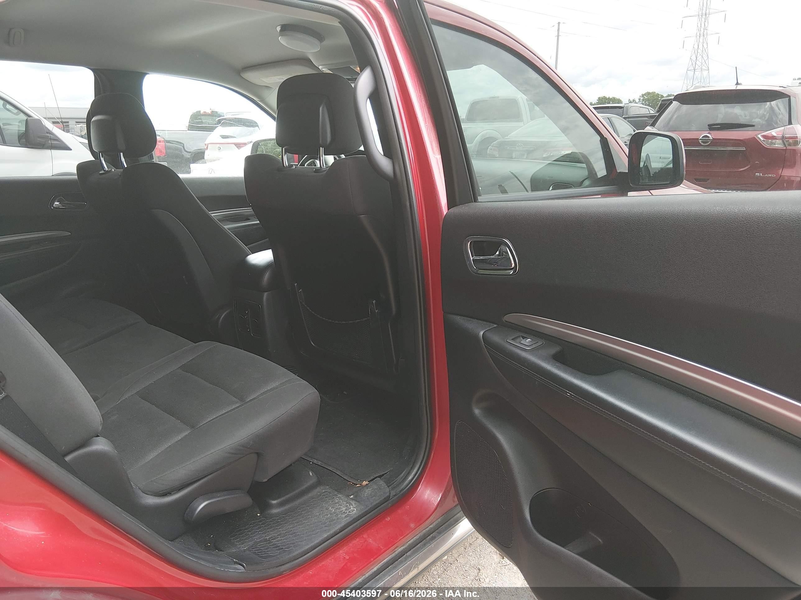 2013 Dodge Durango Special Service Red vin: 1C4SDJFT8DC670002