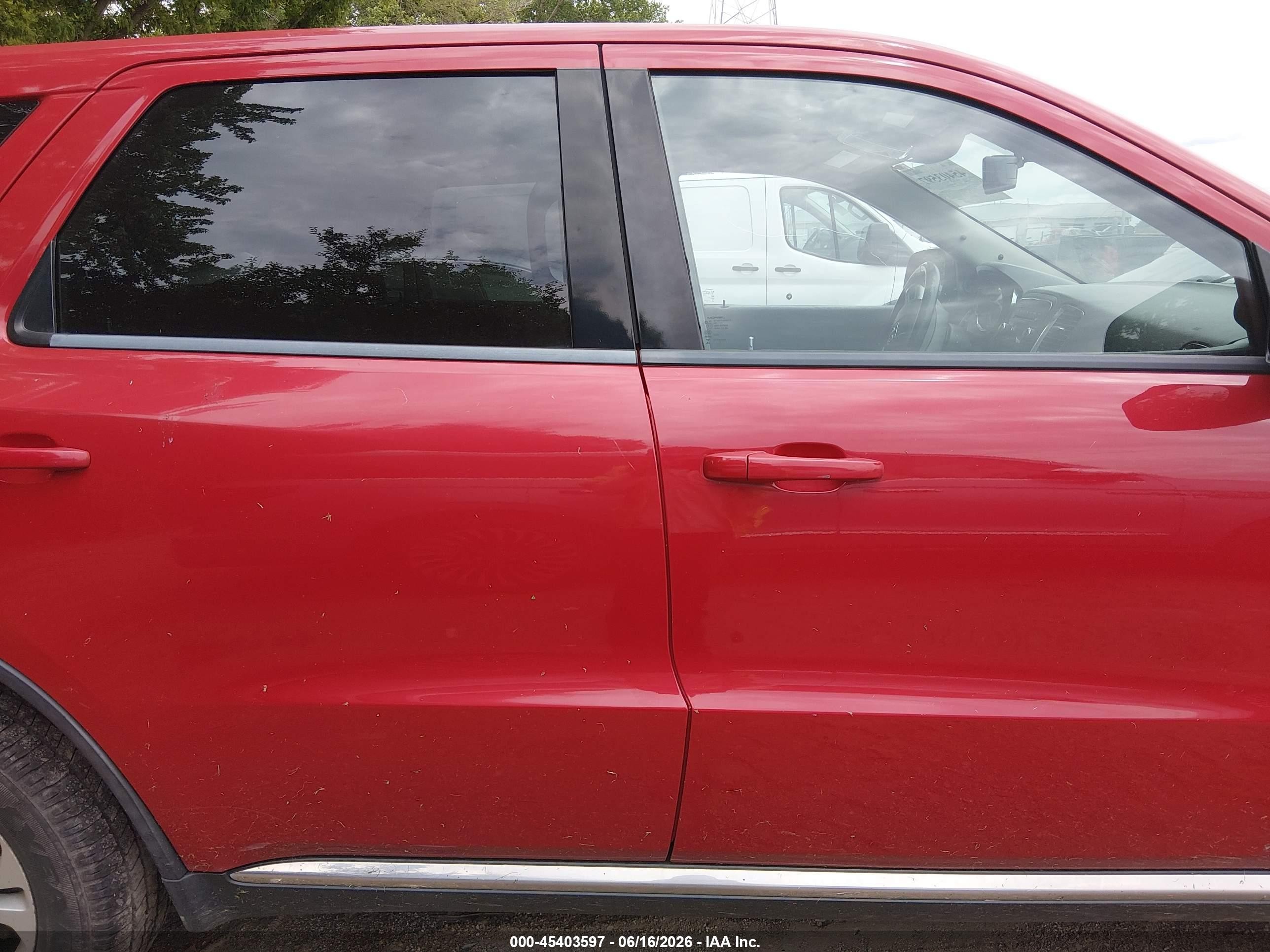 2013 Dodge Durango Special Service Red vin: 1C4SDJFT8DC670002