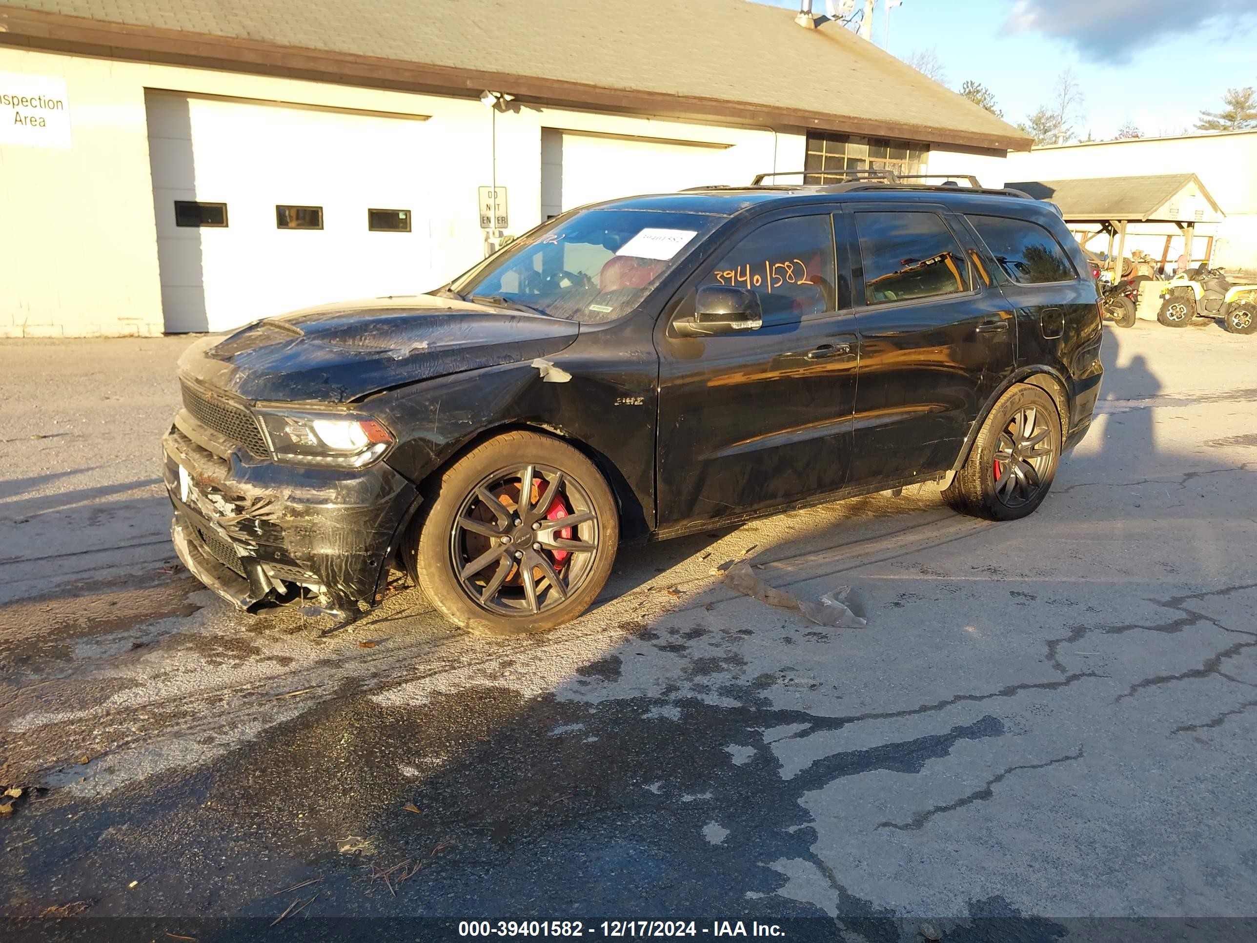 2018 Dodge Durango Srt Awd Black vin: 1C4SDJGJ9JC239807