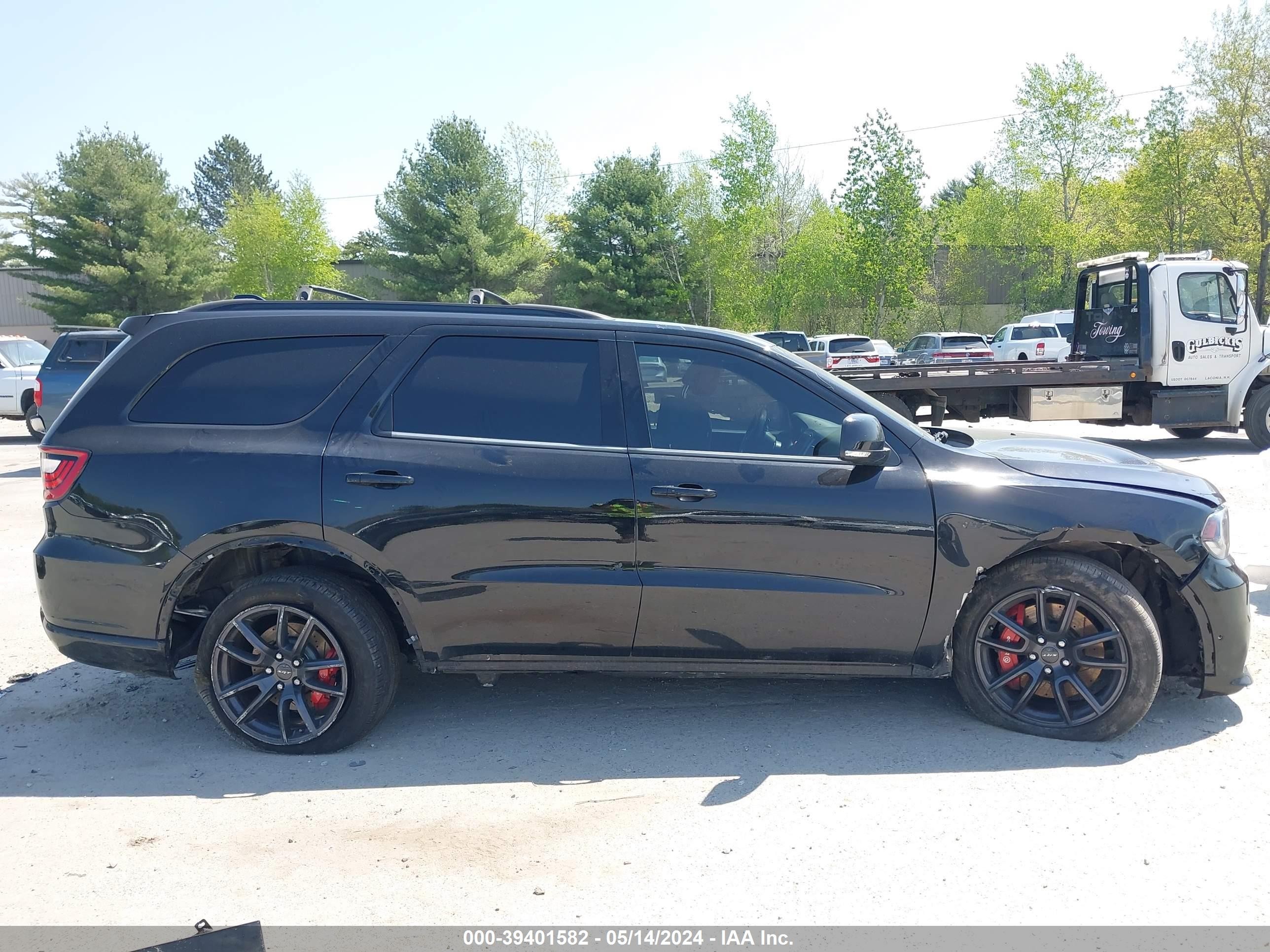 2018 Dodge Durango Srt Awd Black vin: 1C4SDJGJ9JC239807