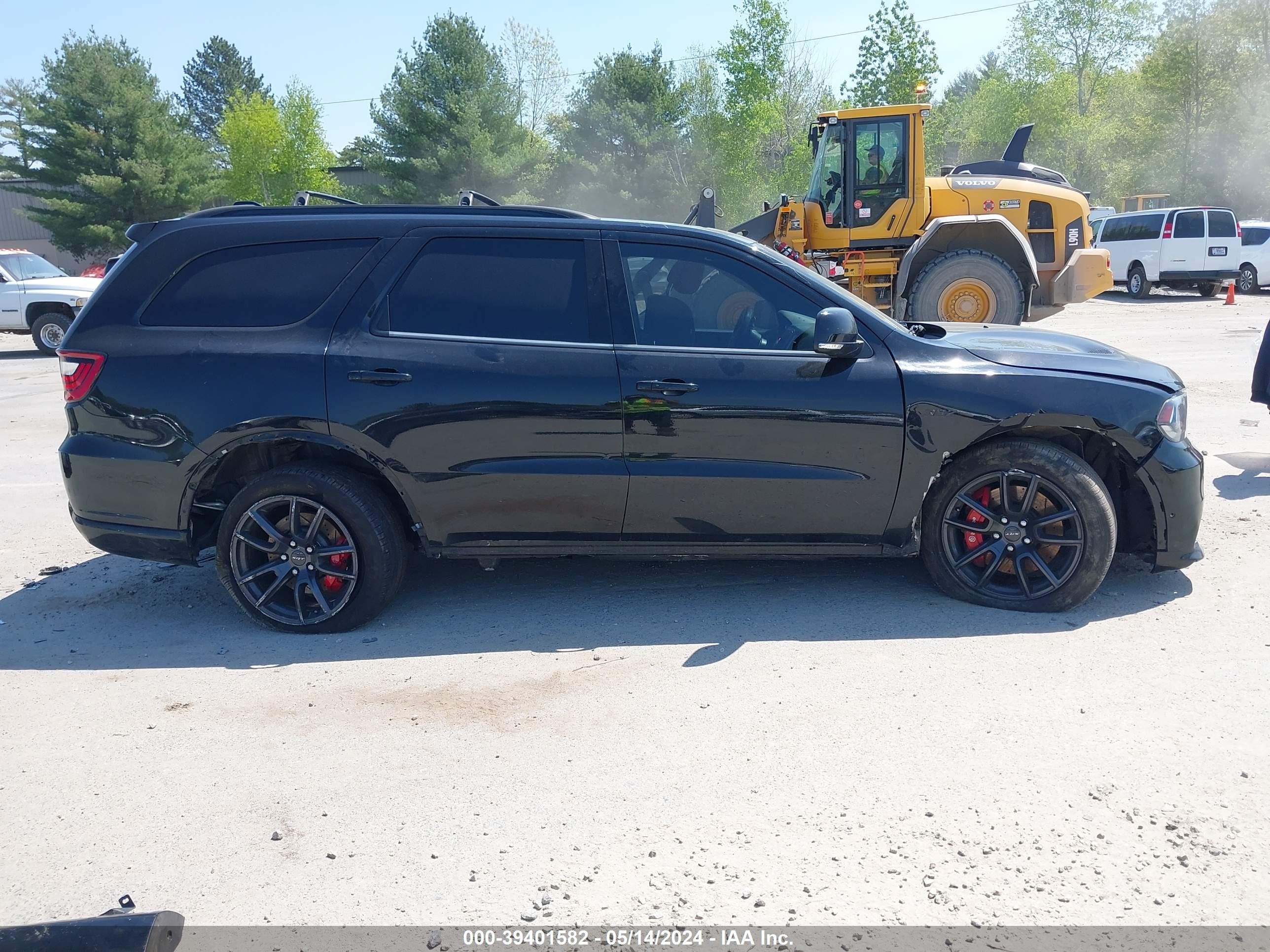 2018 Dodge Durango Srt Awd Black vin: 1C4SDJGJ9JC239807