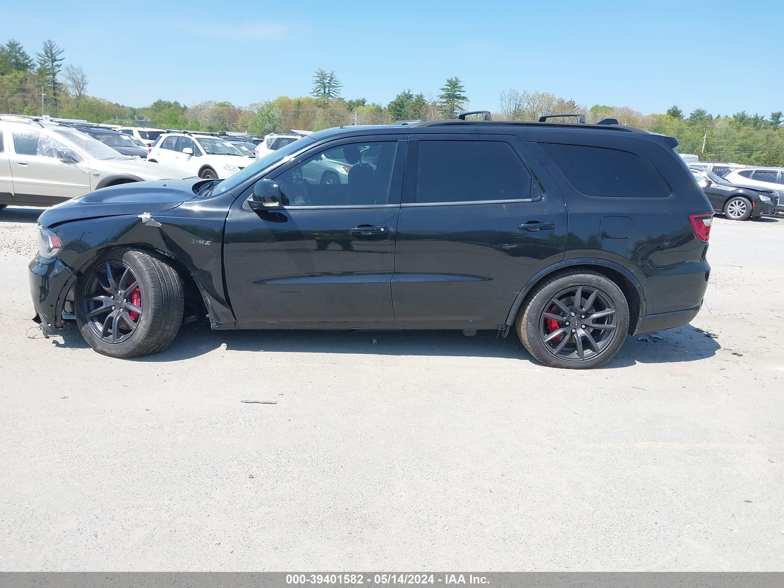 2018 Dodge Durango Srt Awd Black vin: 1C4SDJGJ9JC239807