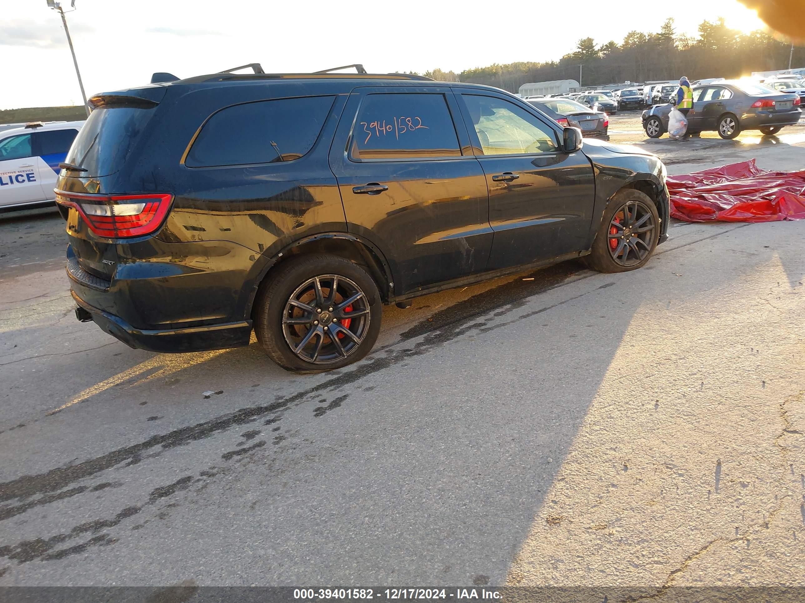2018 Dodge Durango Srt Awd Black vin: 1C4SDJGJ9JC239807