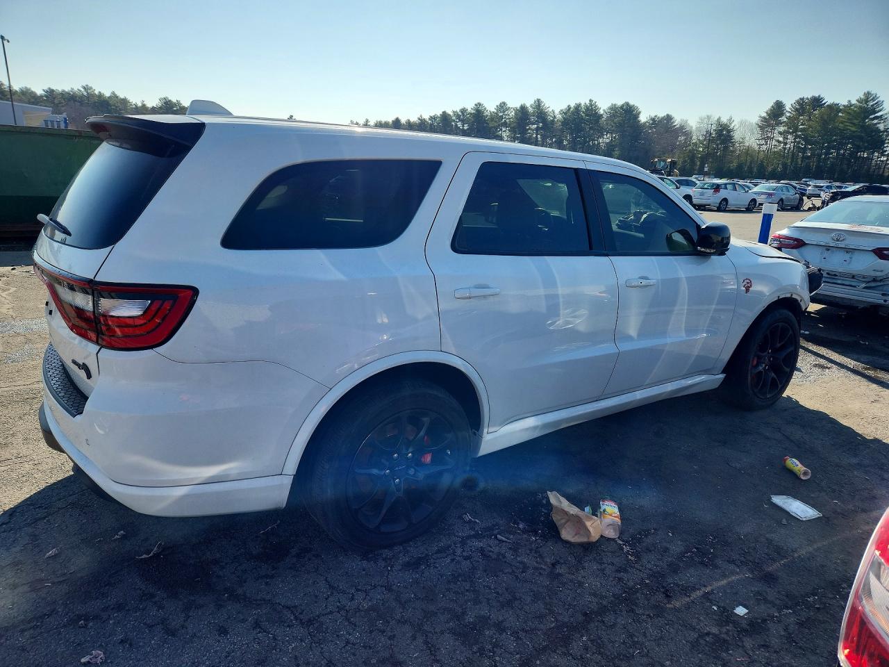 2021 Dodge Durango Srt Hellcat White vin: 1C4SDJH98MC683396