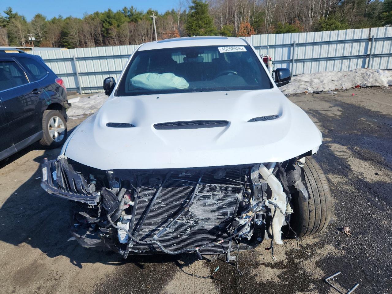 2021 Dodge Durango Srt Hellcat White vin: 1C4SDJH98MC683396