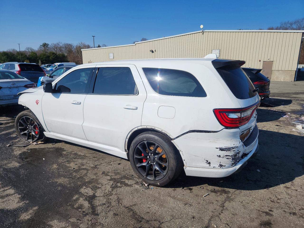 2021 Dodge Durango Srt Hellcat White vin: 1C4SDJH98MC683396