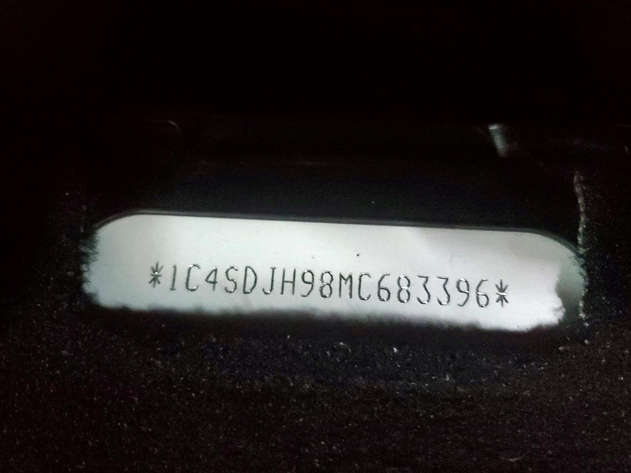2021 Dodge Durango Srt Hellcat White vin: 1C4SDJH98MC683396
