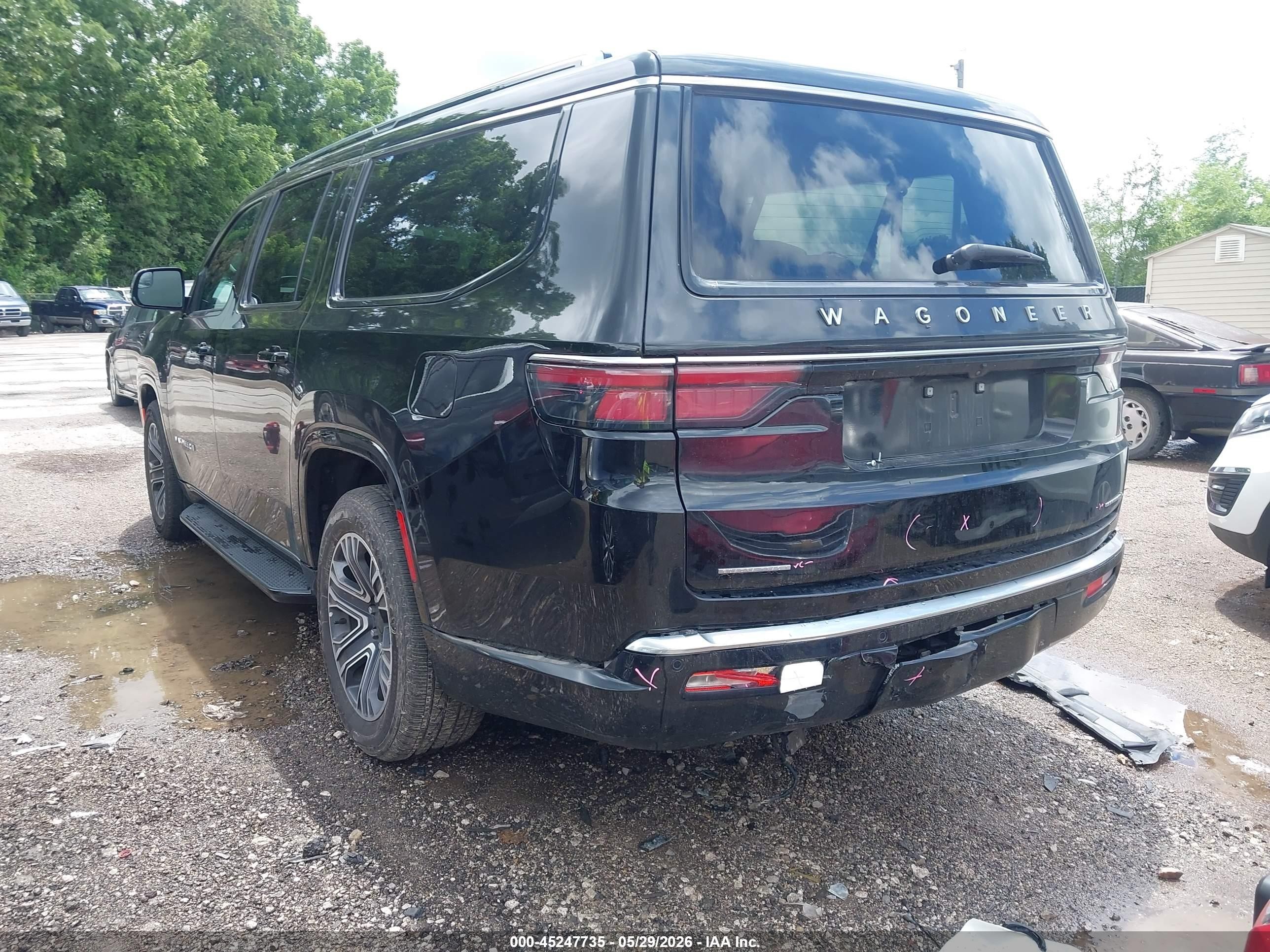 2023 Jeep Wagoneer L Series Ii 4x4 Black vin: 1C4SJSBP2PS557275